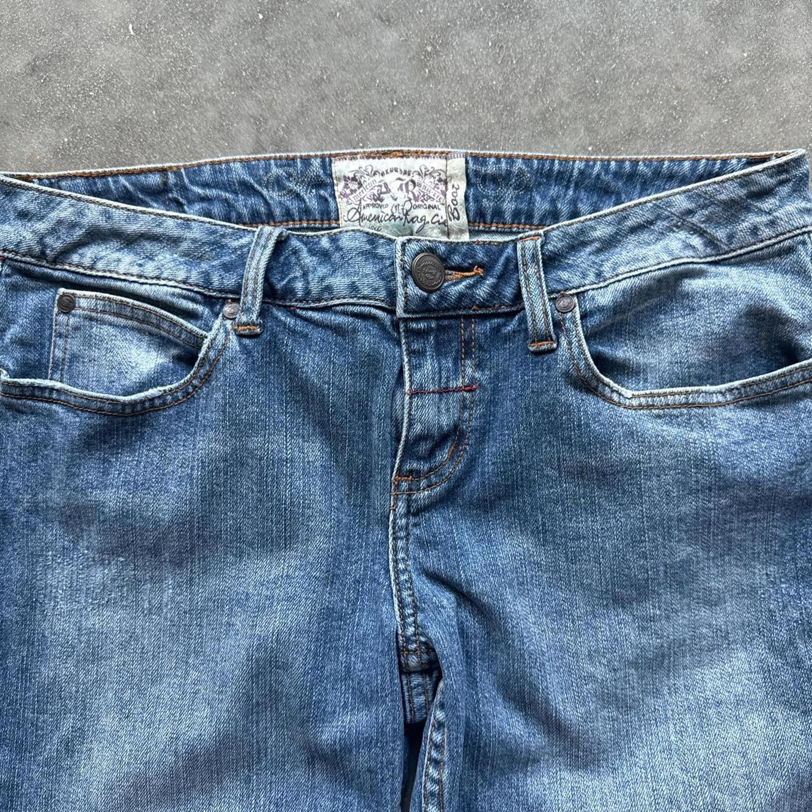 Other Low-Rise Bootcut Blue Y2k Jeans With A Relaxed Fit Size 30" / US 8 / IT 44 - 3 Thumbnail