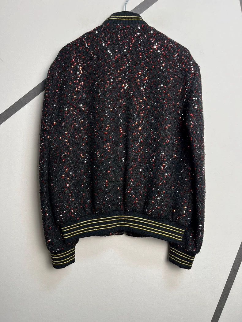 Saint Laurent Paris Saint Laurent Paris Spring/Summer 20 Colored Scaly Wool Te Size S / US 4 / IT 40 - 2 Thumbnail