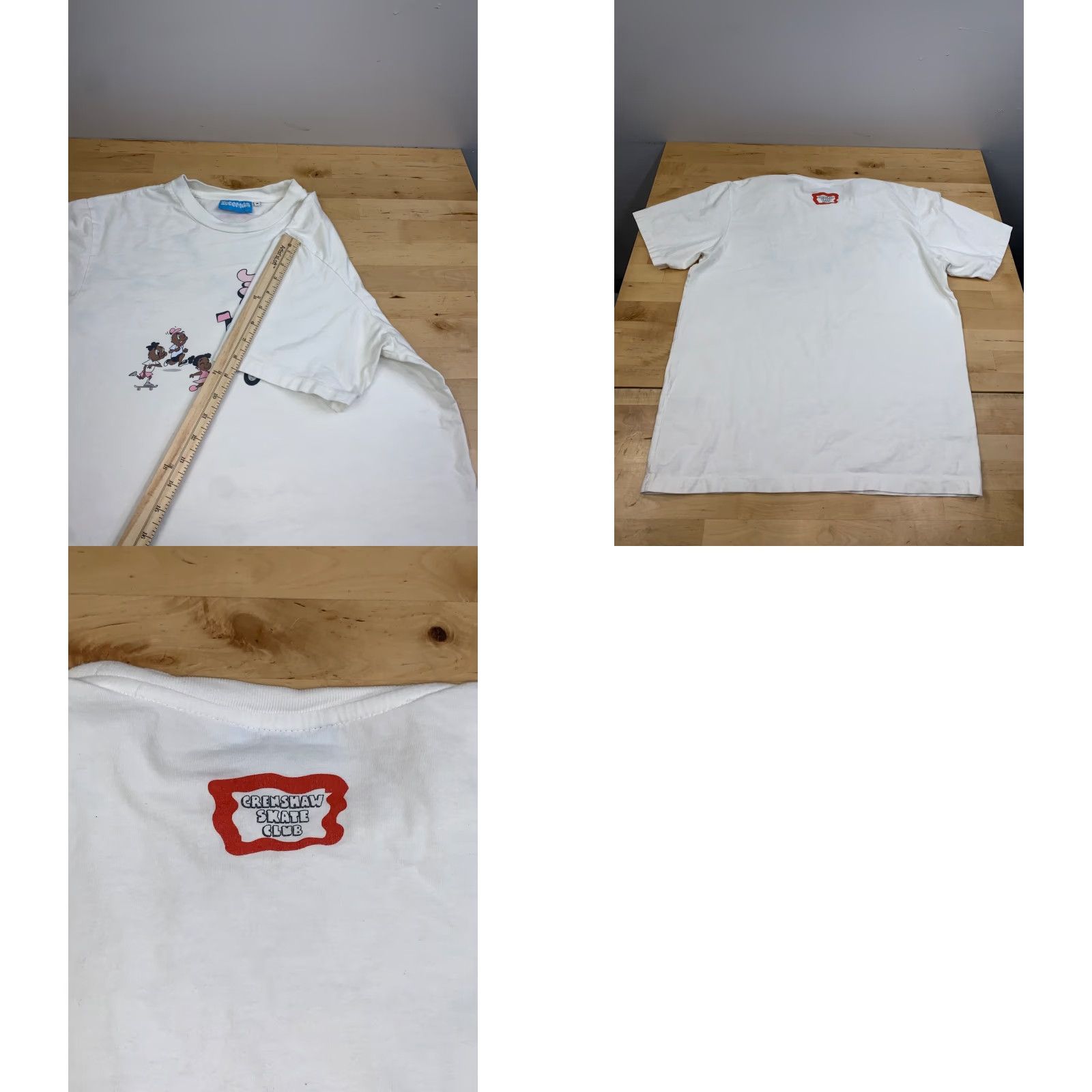 Vintage Ice Cream Crenshaw Skate Club Shirt Mens M White Crew Neck Y2K 12161 Size US M / EU 48-50 / 2 - 8 Thumbnail