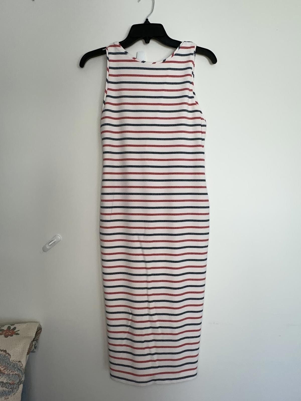 Zara ZARA Striped Bodycon Dress - Sz. M Size M / US 6-8 / IT 42-44 - 2 Thumbnail
