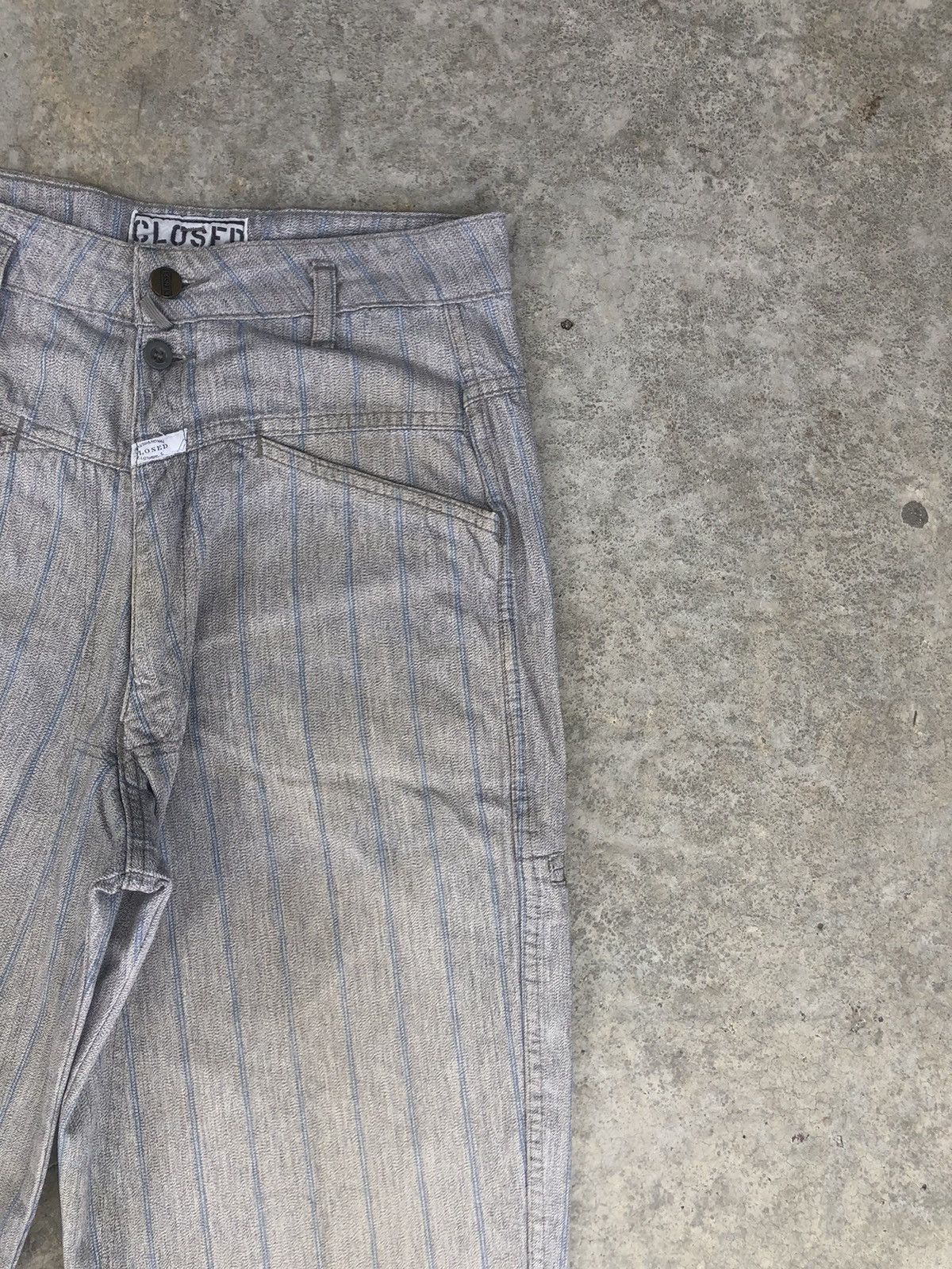 CLOSED × Marithe + Francois Girbaud Marithe Francois Girbaud Baggy Jeans Hip Hop Stripe Jeans Size US 28 / EU 44 - 5 Thumbnail
