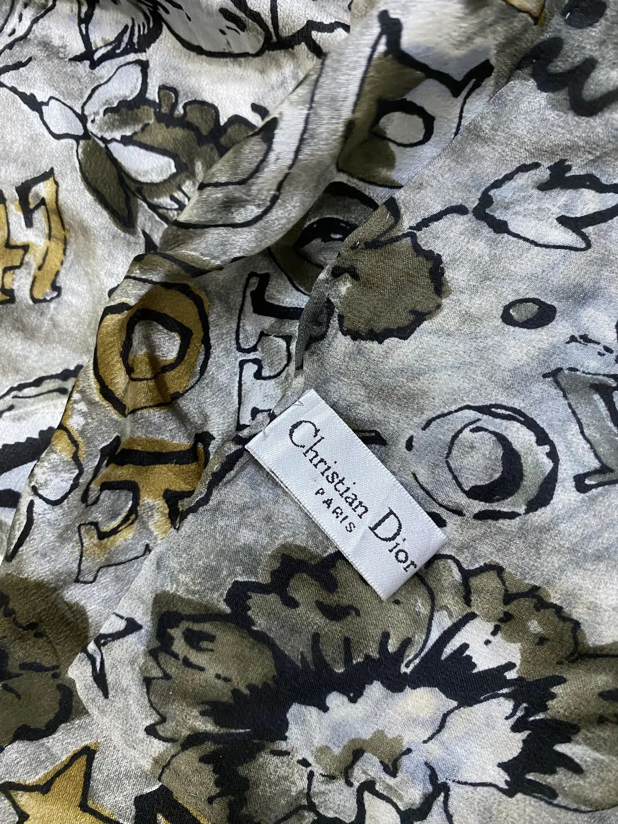 Dior Dior Jadore Dior Silk Scarf Made in Italy Size ONE SIZE - 4 Thumbnail