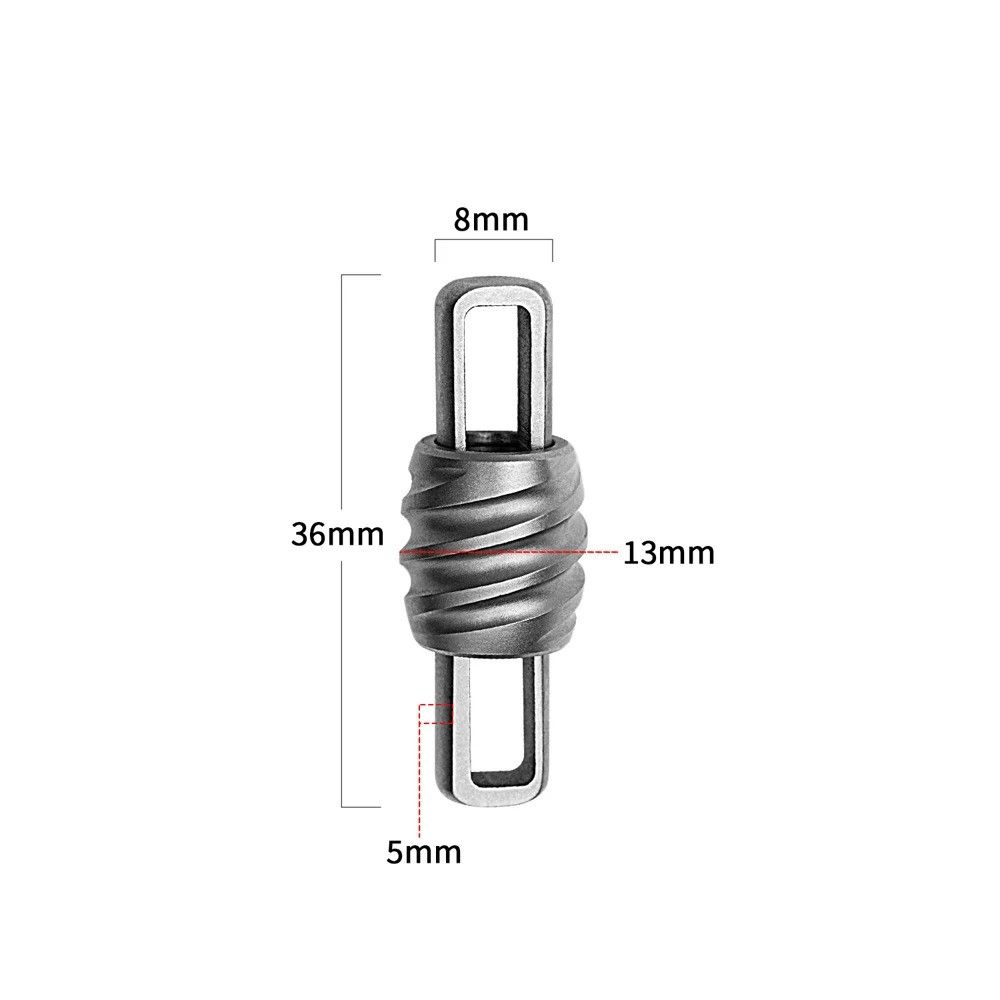 Other Titanium Mini Buckle Key Ring EDC Keychain Outdoor Tool Size ONE SIZE - 2 Thumbnail