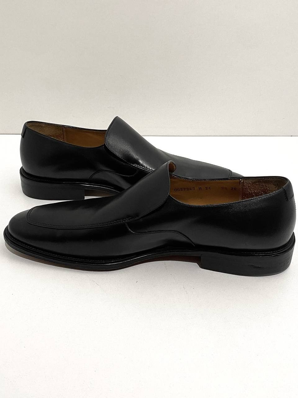 Salvatore Ferragamo Salvatore Ferragamo Logo Black Leather Classic Penny Loafers Size US 10.5 / EU 43-44 - 12 Thumbnail