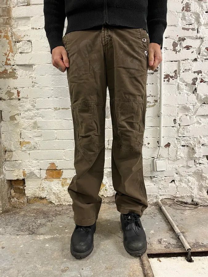 Dolce & Gabbana AW2004 Dolce & Gabbana Double Pocket Military Brown Pants Size US 30 / EU 46 - 2 Thumbnail