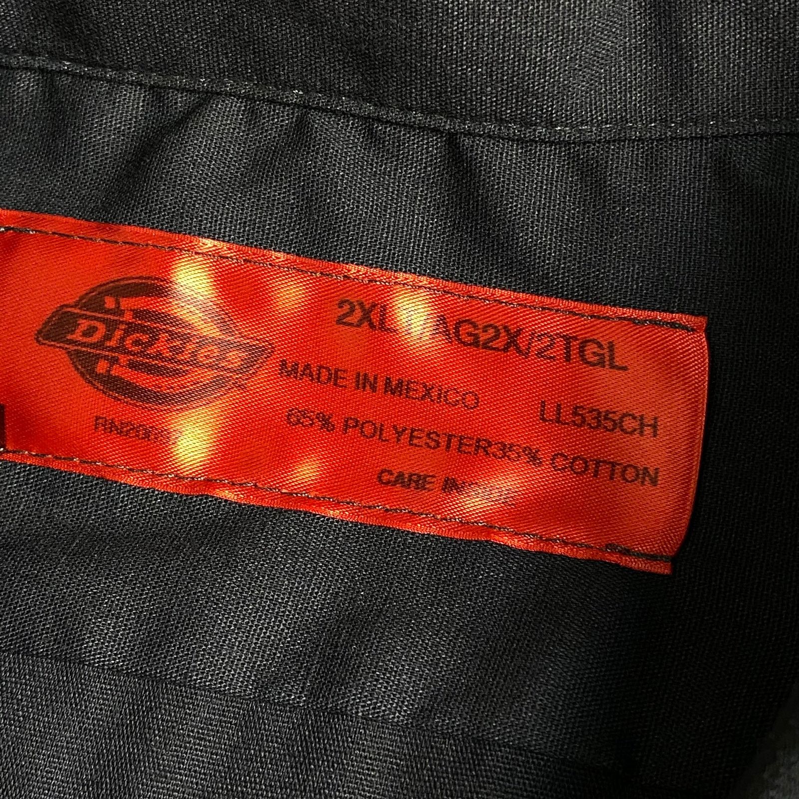 Dickies Dickies Work Wear Dark Gray Button Up Long Sleeve Shirt 2XLT Size US XXL / EU 58 / 5 - 4 Thumbnail