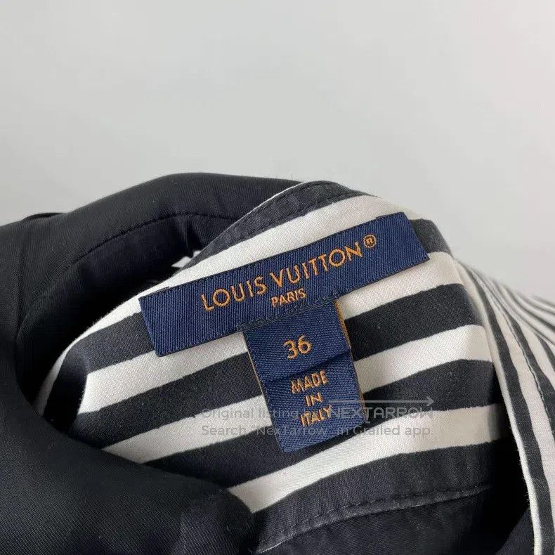 Louis Vuitton Louis Vuitton Black and white striped parquet camisole ves Size XS / US 0-2 / IT 36-38 - 4 Thumbnail