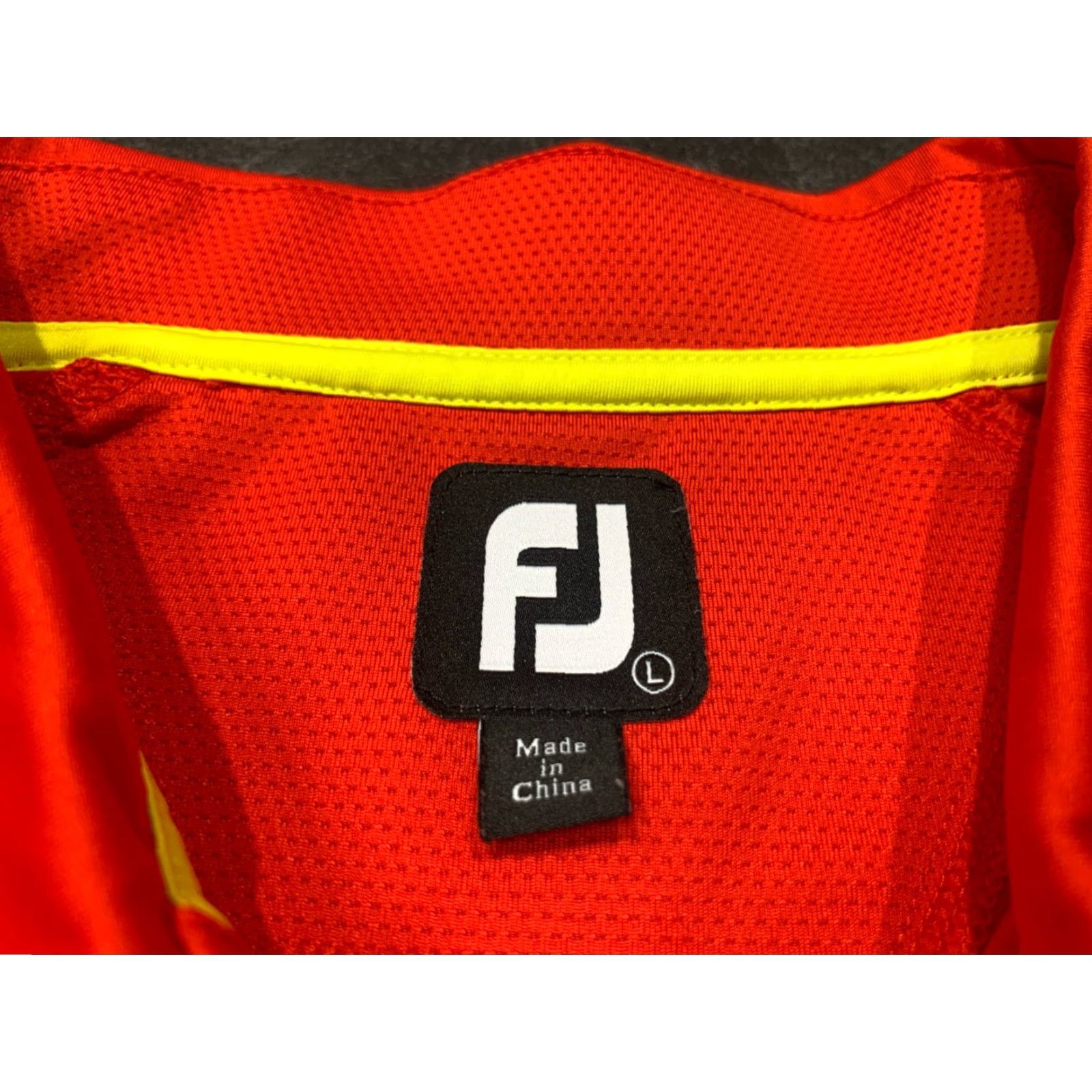Footjoy FOOTJOY Golf Polo Shirt Men's Lightweight Red Large Short Sleeve Classic Activewear Size US L / EU 52-54 / 3 - 4 Thumbnail
