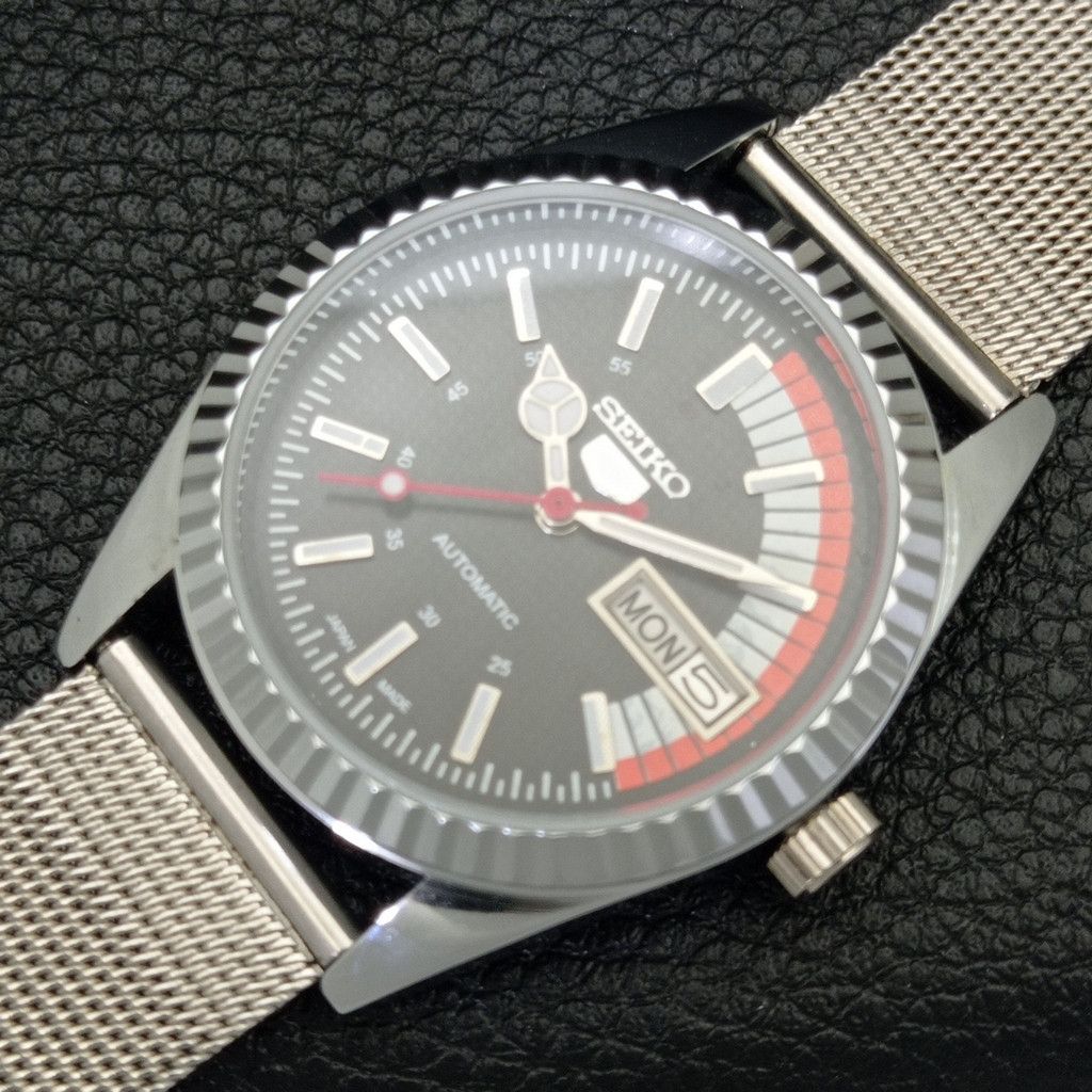 Seiko REFURBISHED VINTAGE SEIKO 5 AUTO JAPAN MENS WATCH a440678 Size 38 - 5 Thumbnail