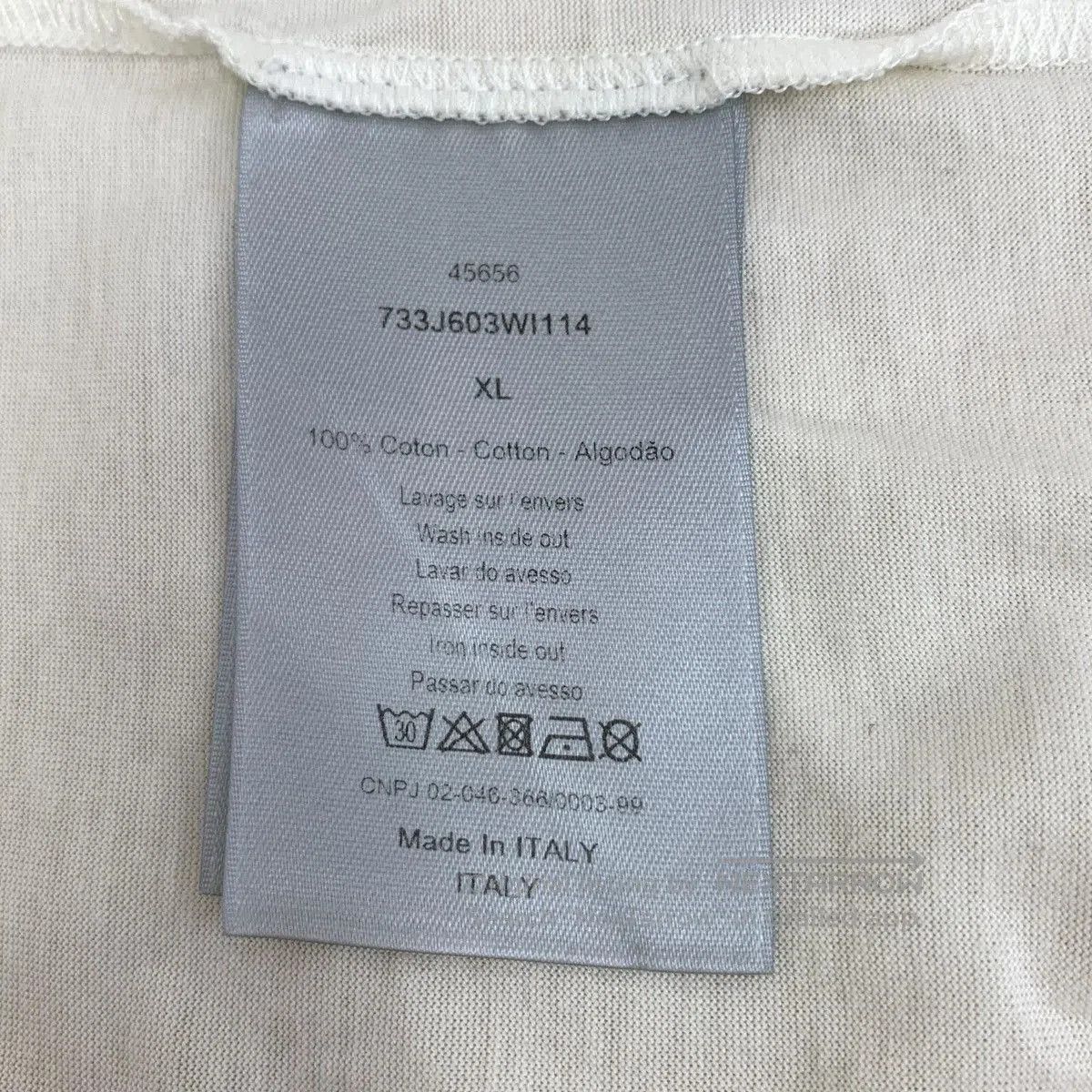 Dior White Short Sleeve Graphic Print T. Size US XL / EU 56 / 4 - 7 Thumbnail