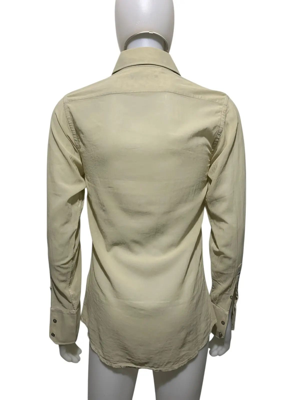 Gucci Ss97gucci tom ford sheer button up beige shirt Size US S / EU 44-46 / 1 - 7 Thumbnail