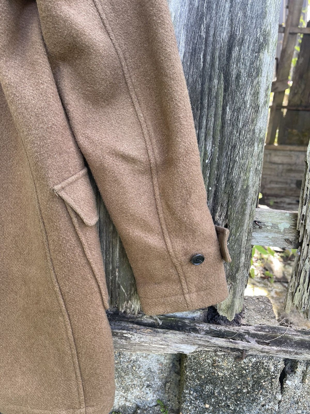 Designer HARE Classic Wool Duffle Coat (Camel Brown) - Size S Size US M / EU 48-50 / 2 - 16 Thumbnail
