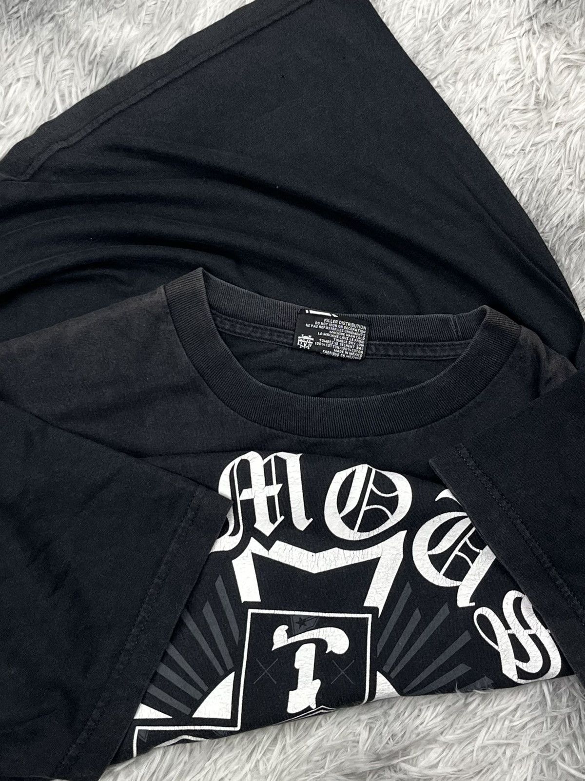 Dogtown Vintage FAMOUS STARS & STRAPS x DOGTOWN Cross Black T-shirt Size US L / EU 52-54 / 3 - 6 Thumbnail