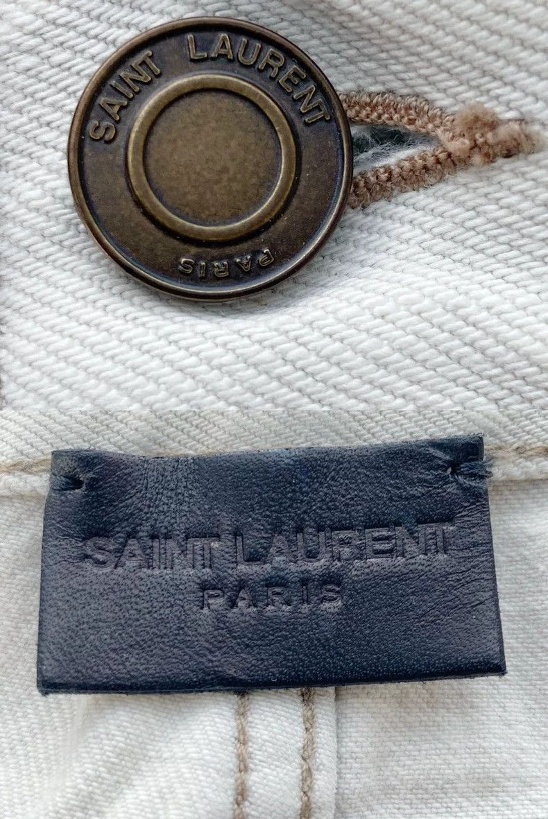 Saint Laurent Paris SAINT LAURENT Gray White Pocket Trousers-2507 Size US 33 - 5 Thumbnail