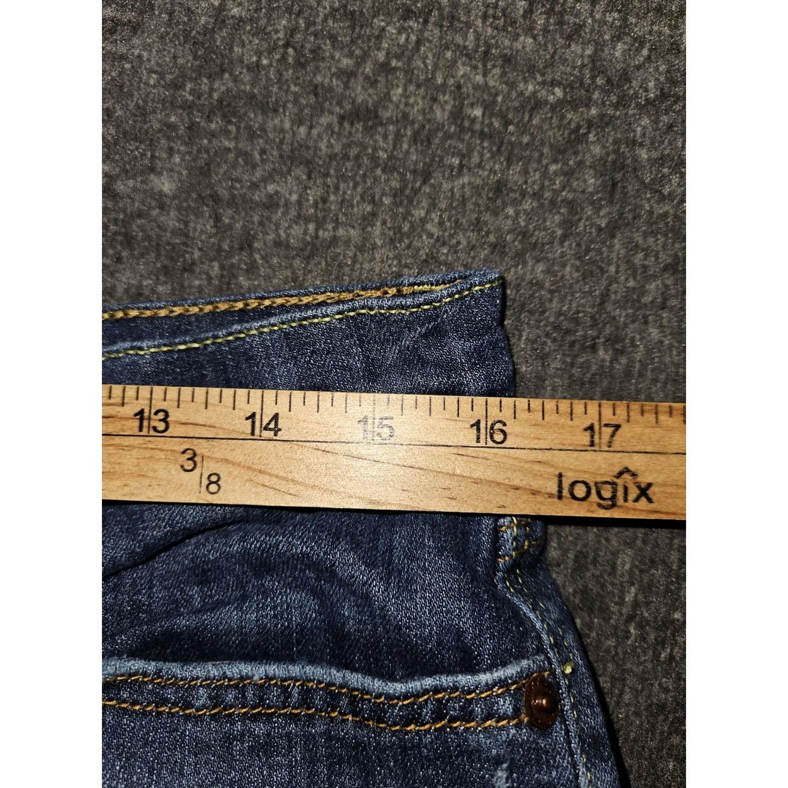 Lucky Brand Lucky Brand Jeans Womens 10 Blue Easy Rider Bootcut Stretch Denim 30 Inseam Size 32" / US 10 / IT 46 - 3 Thumbnail