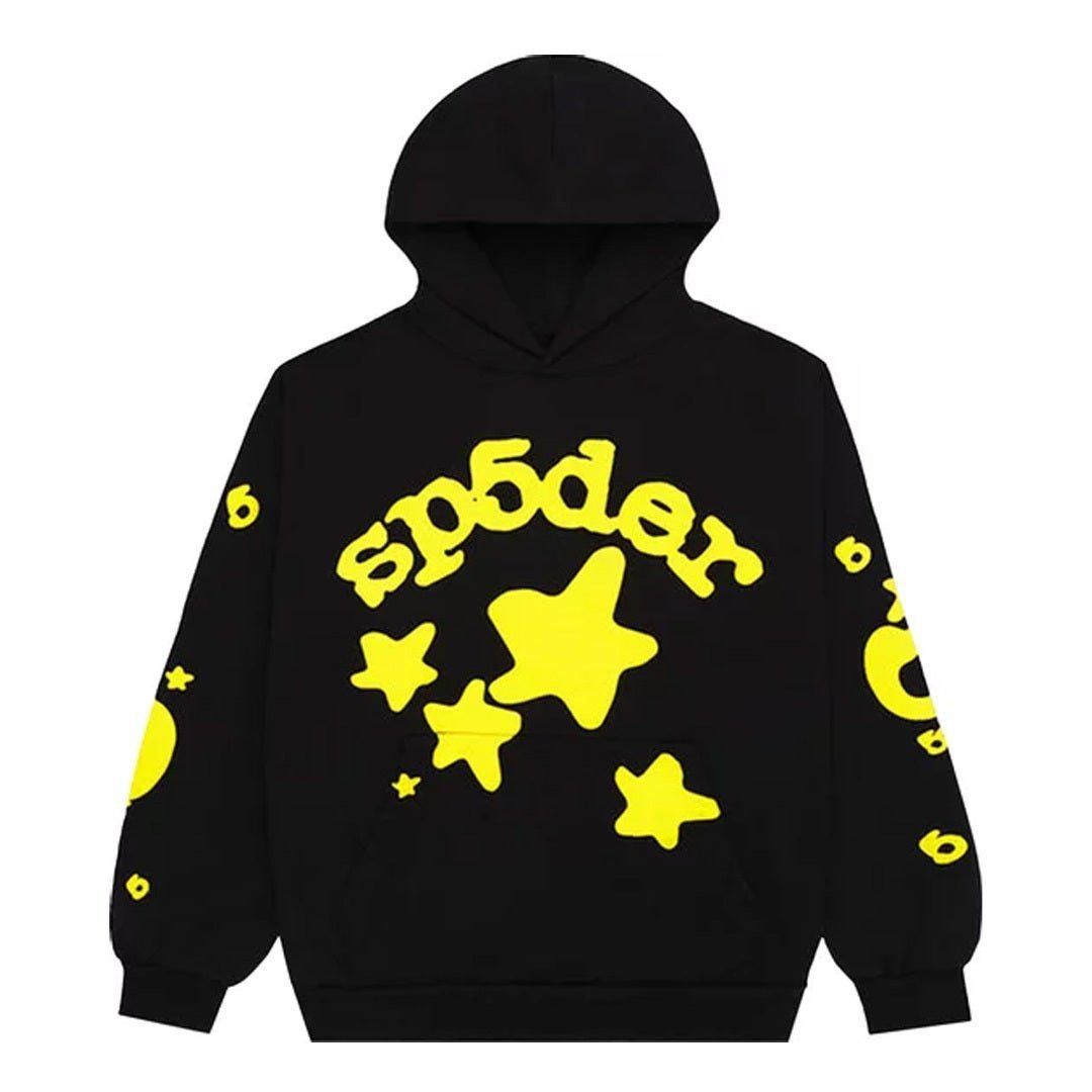 Sp5der Beluga Hoodie 'Onyx/Yellow' Size US XXL / EU 58 / 5 - 1 Thumbnail