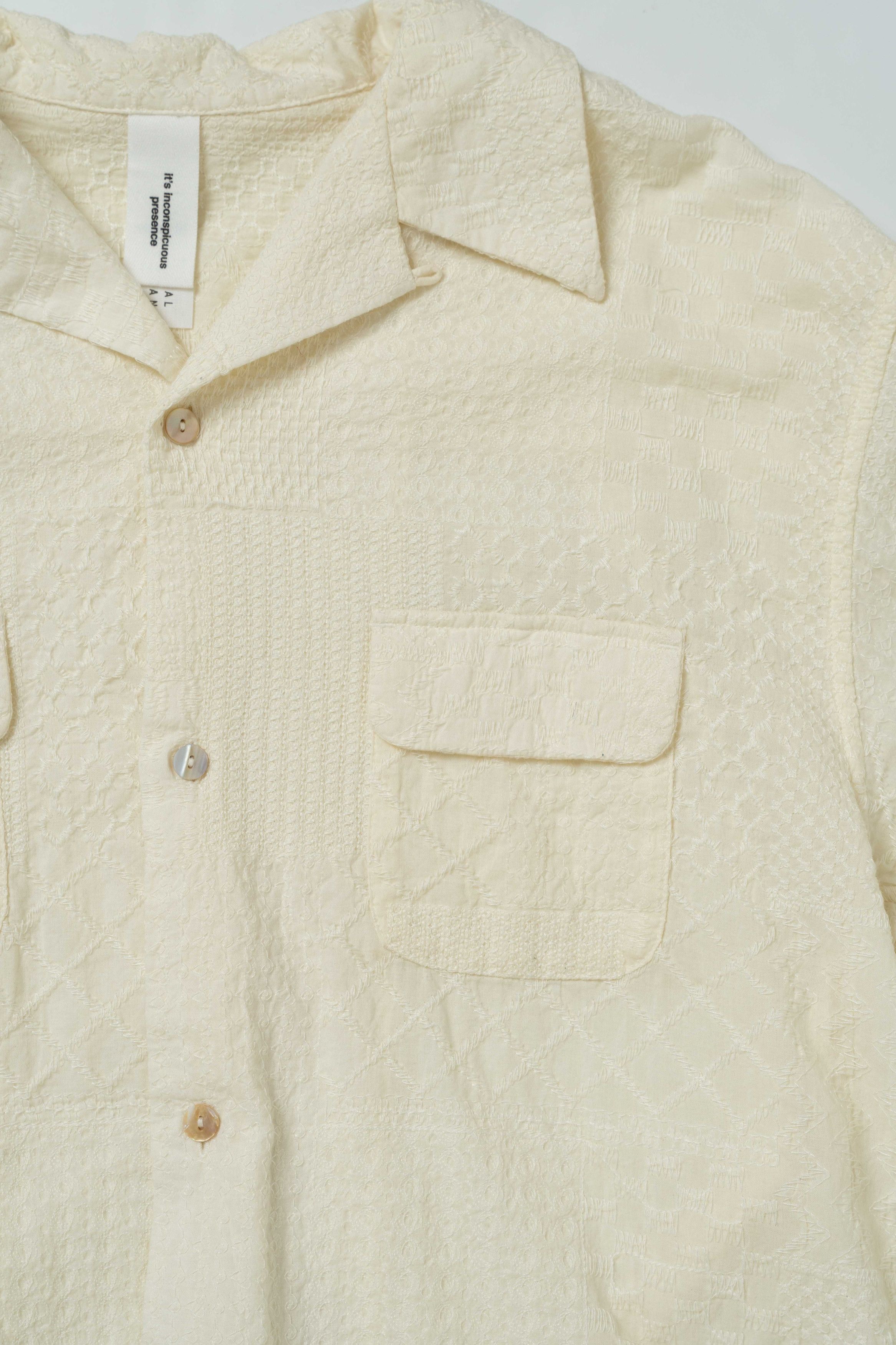 Niche Niche crazy patchwork weave ivory button down large Size US L / EU 52-54 / 3 - 3 Thumbnail