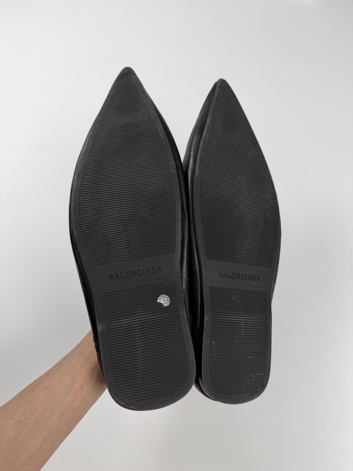 Balenciaga SUMMER 2024 LEATHER BABOUCHE MULES Size US 10 / EU 43 - 3 Thumbnail