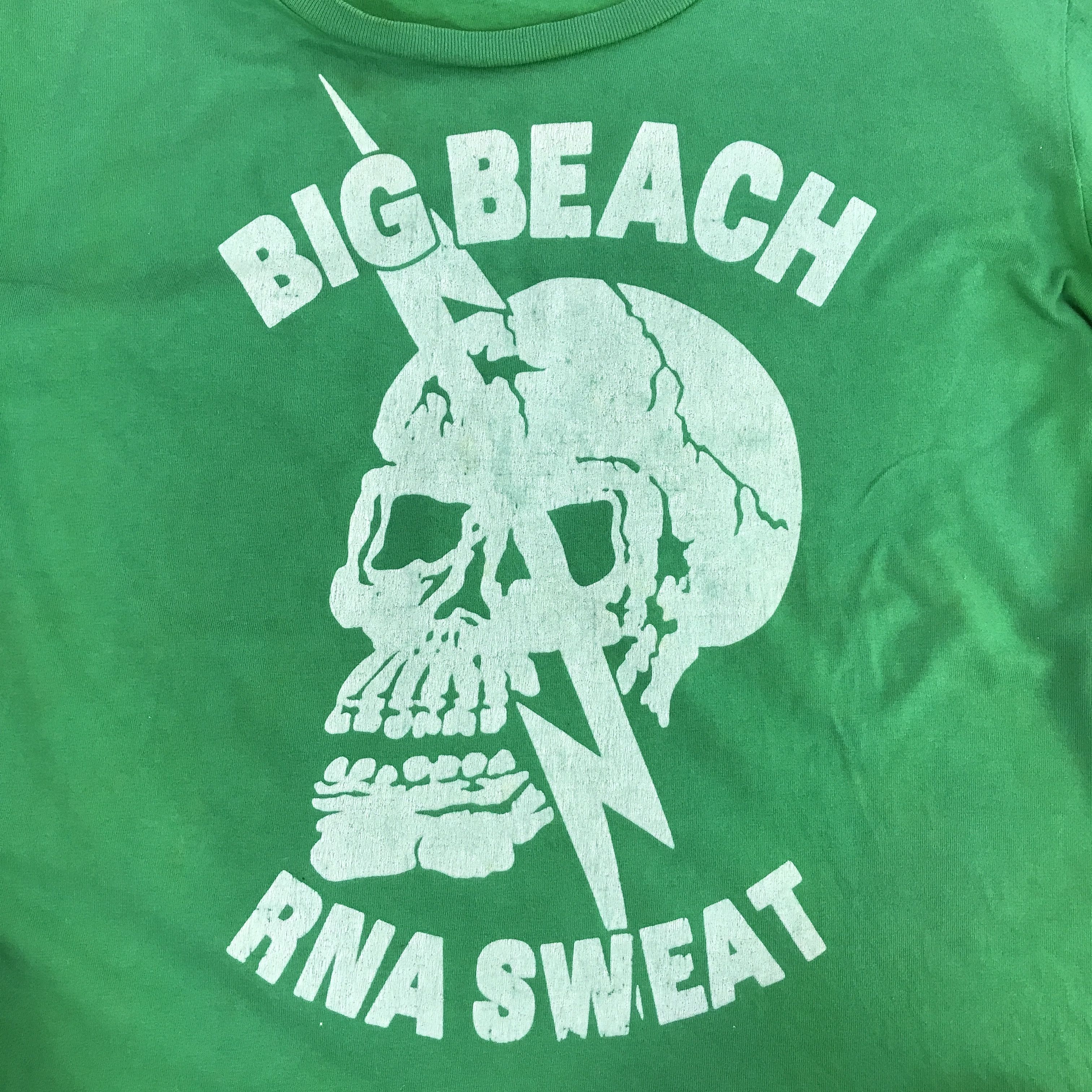 Japanese Brand RNA X SKULL BIG BEACH T-SHIRT K117B8 Size US M / EU 48-50 / 2 - 9 Thumbnail