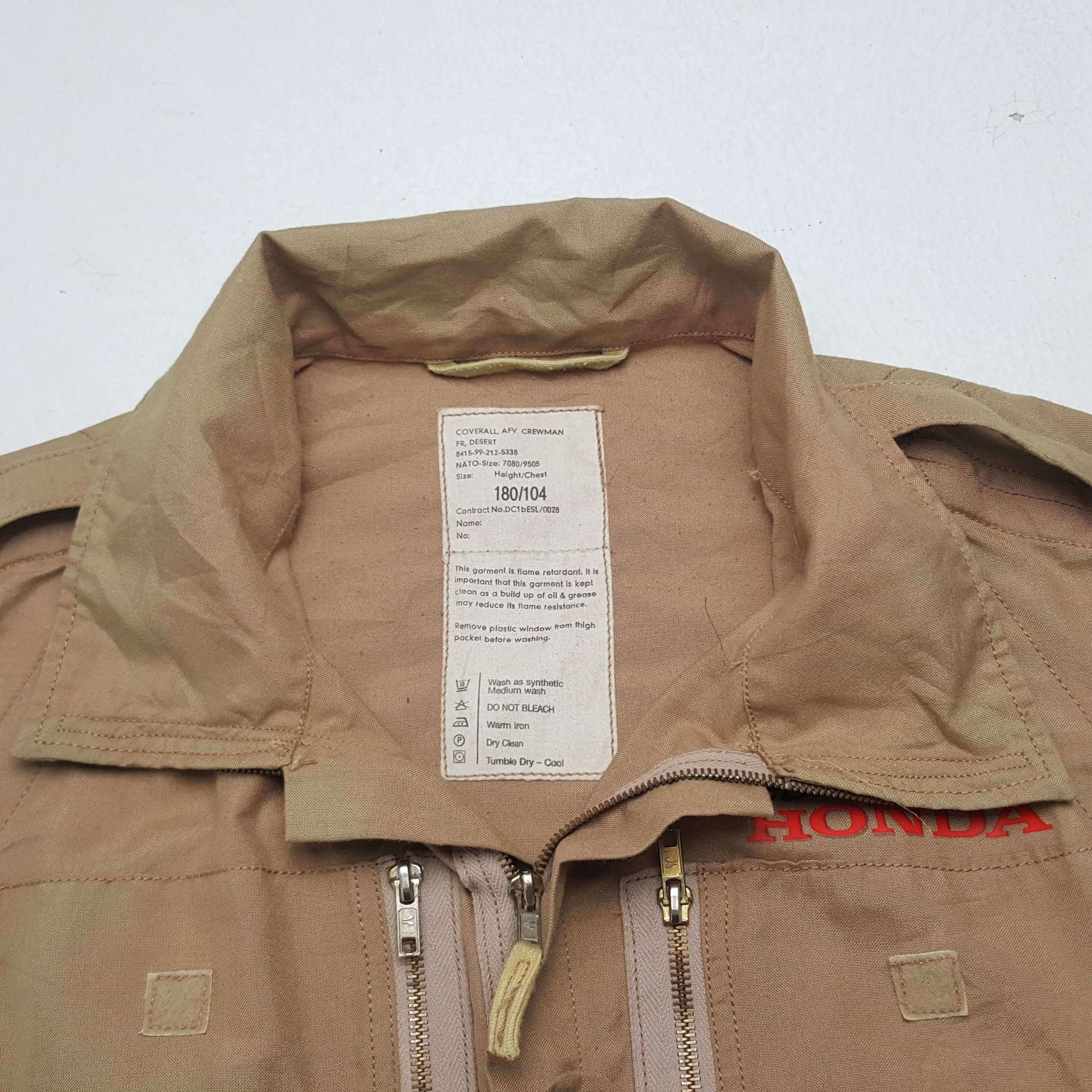 Honda × Vintage Vintage Mugen Honda Japanese Racing Tactical Custom Jacket Size US L / EU 52-54 / 3 - 9 Thumbnail