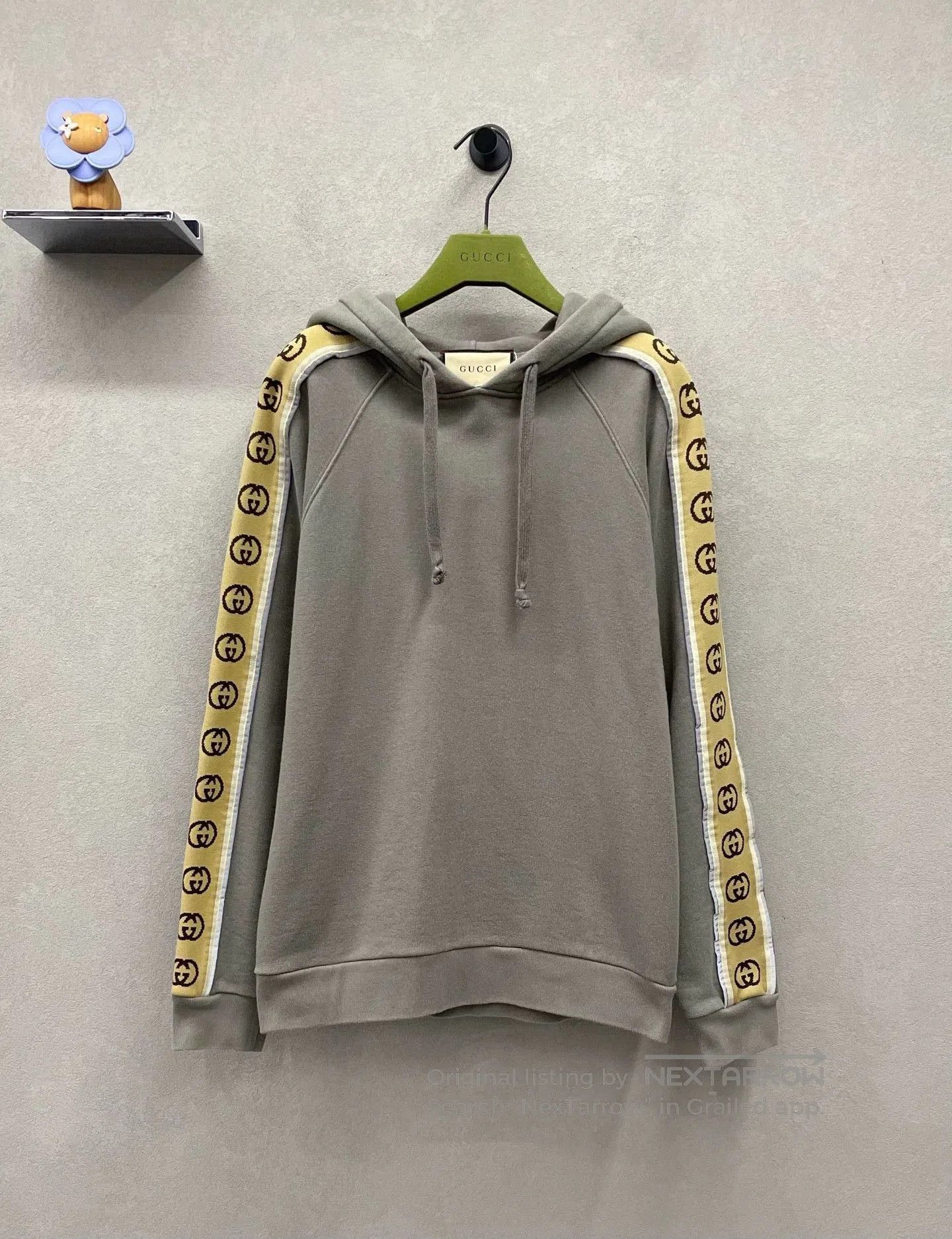Gucci gucci gray brown hooded sweatshirt size xs. Size US XS / EU 42 / 0 - 1 Thumbnail