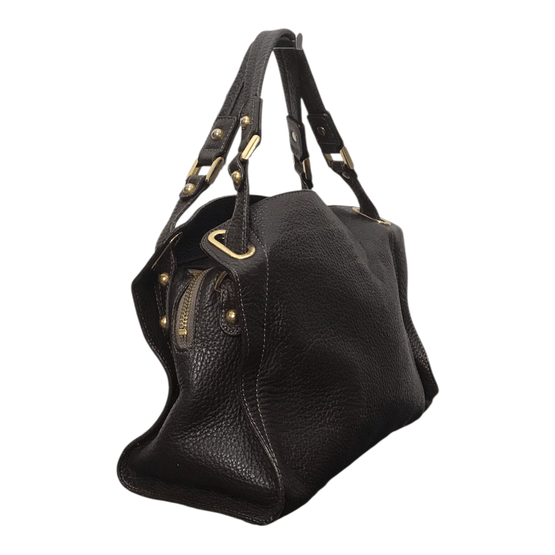 Leather Ianne Paris Brown Leather Bag Size ONE SIZE - 2 Thumbnail
