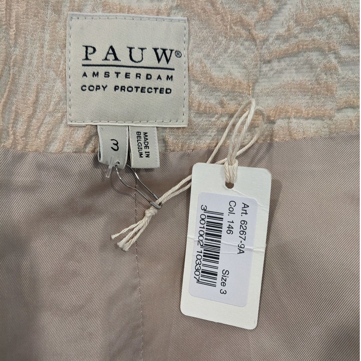 Other PAUW Amsterdam Blush Beige Seersucker Short Blazer Large Size L / US 10 / IT 46 - 6 Thumbnail