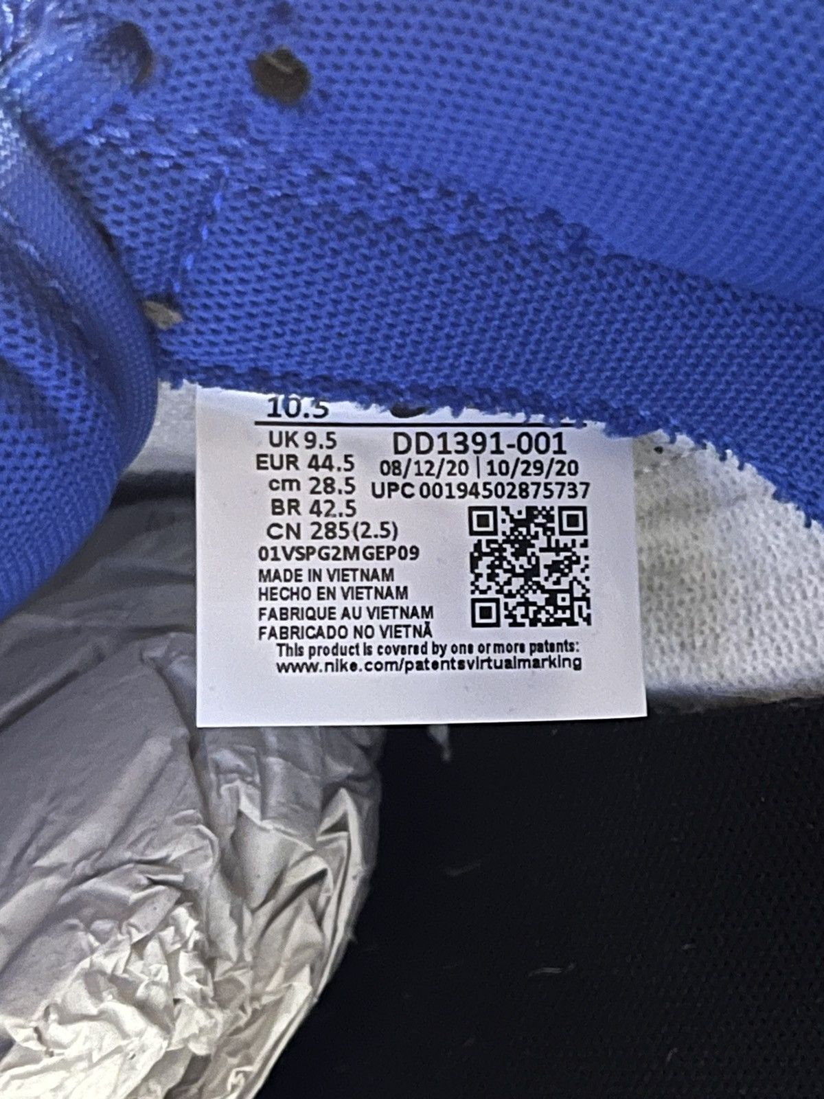 Nike nike dunk low hyper cobalt size 10.5 Size US 10.5 / EU 43-44 - 7 Thumbnail