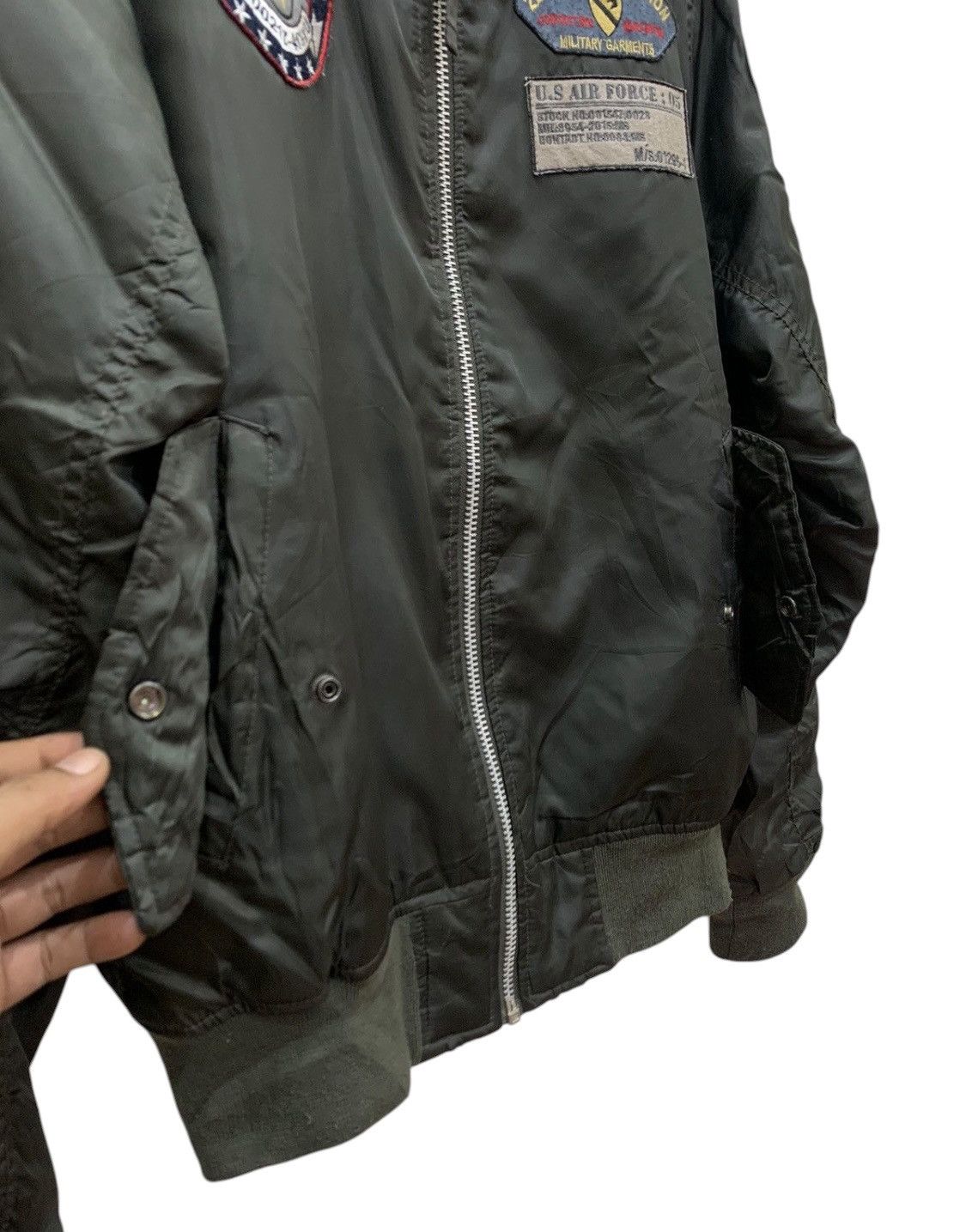 Beauty Beast × Le Grande Bleu (L.G.B.) 🔥Vintage Future Bullet JESUS US AIR FORCE bombers jacket Size US M / EU 48-50 / 2 - 5 Thumbnail