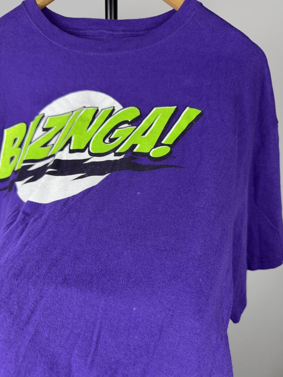Warner Bros 00s Bazinga Big Bang Theory Warner Bros Graphic T Shirt Size US XL / EU 56 / 4 - 5 Thumbnail