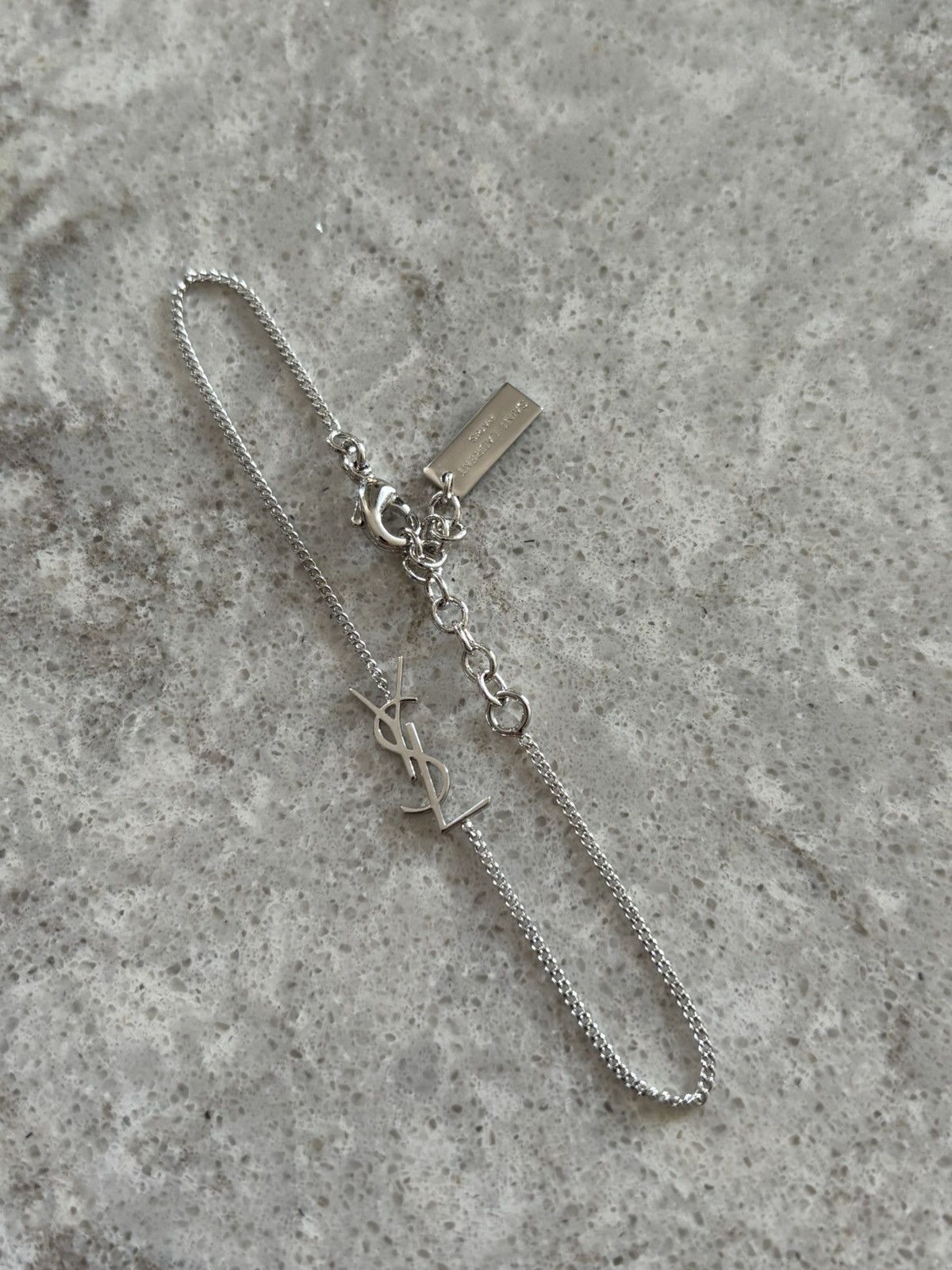 Yves Saint Laurent Yves Saint Laurent monogram bracelet silver Size ONE SIZE - 5 Thumbnail