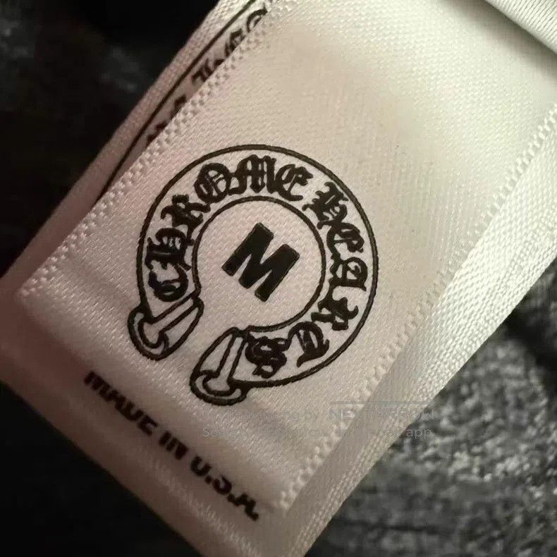 Chrome Hearts CHROME HEARTS Size M Grey 30-character leather short sleeve Size US M / EU 48-50 / 2 - 6 Thumbnail