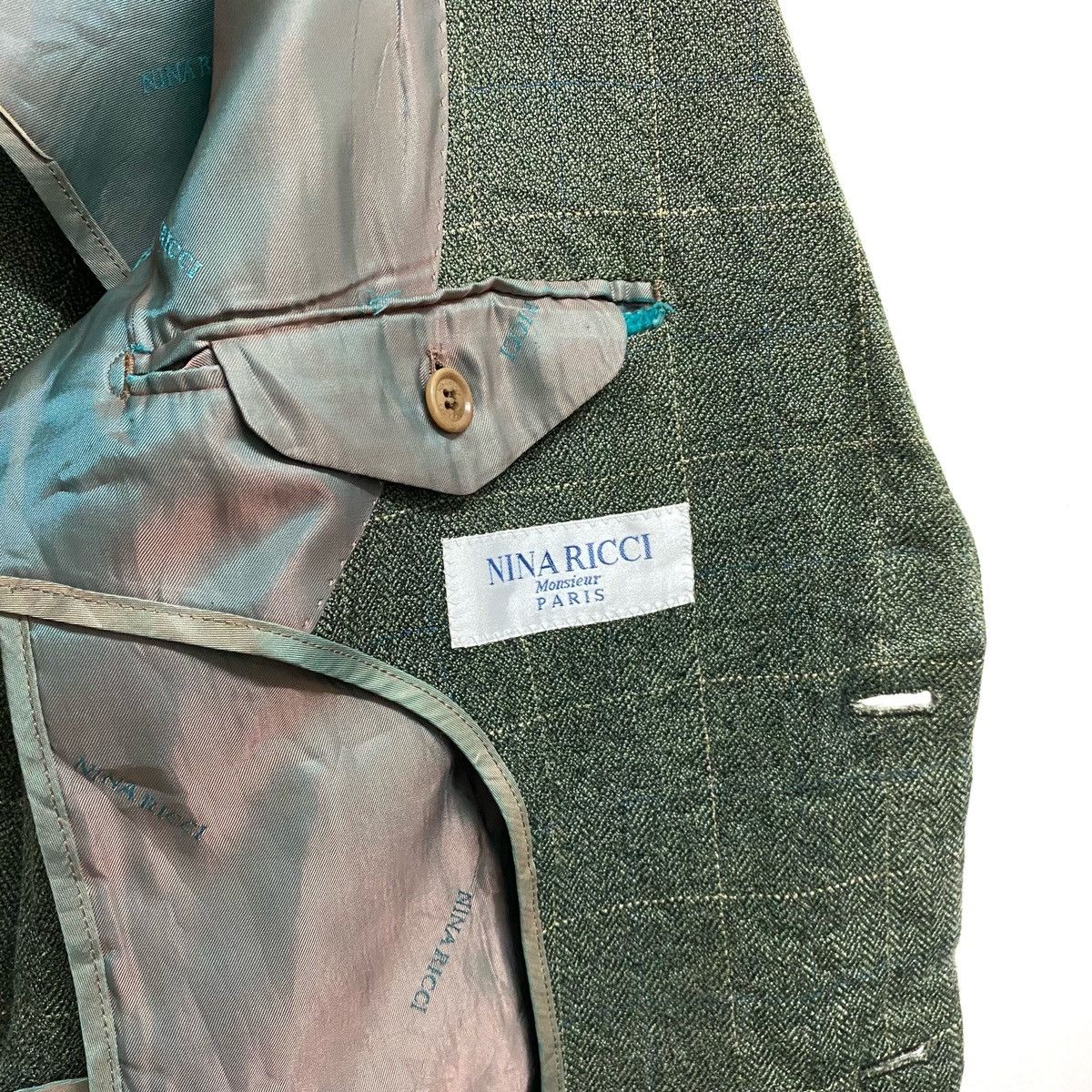 Japanese Brand × Vintage Vintage NINA RICCI Monsieur PARIS Coat jacket Size 44L - 11 Thumbnail
