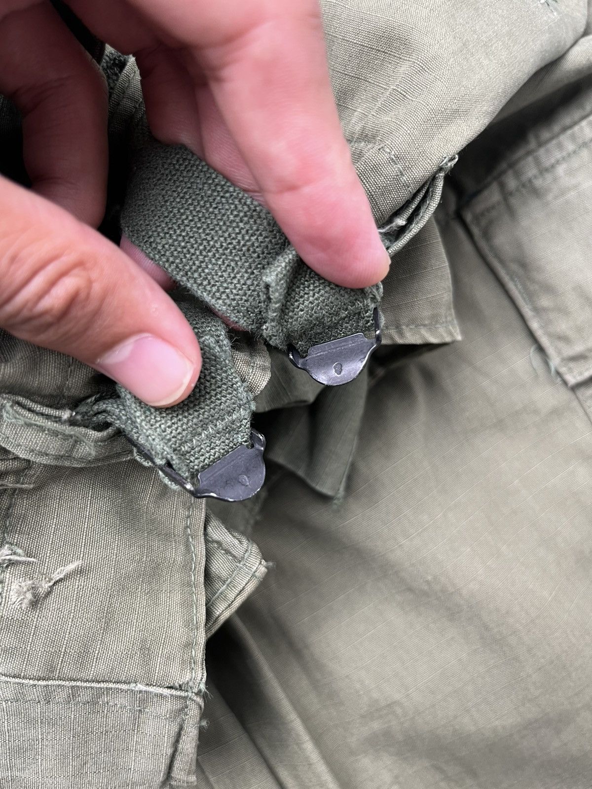 Vintage Vintage Millitary rip stop OG-107 mfg cargo pants Size US 32 / EU 48 - 8 Thumbnail