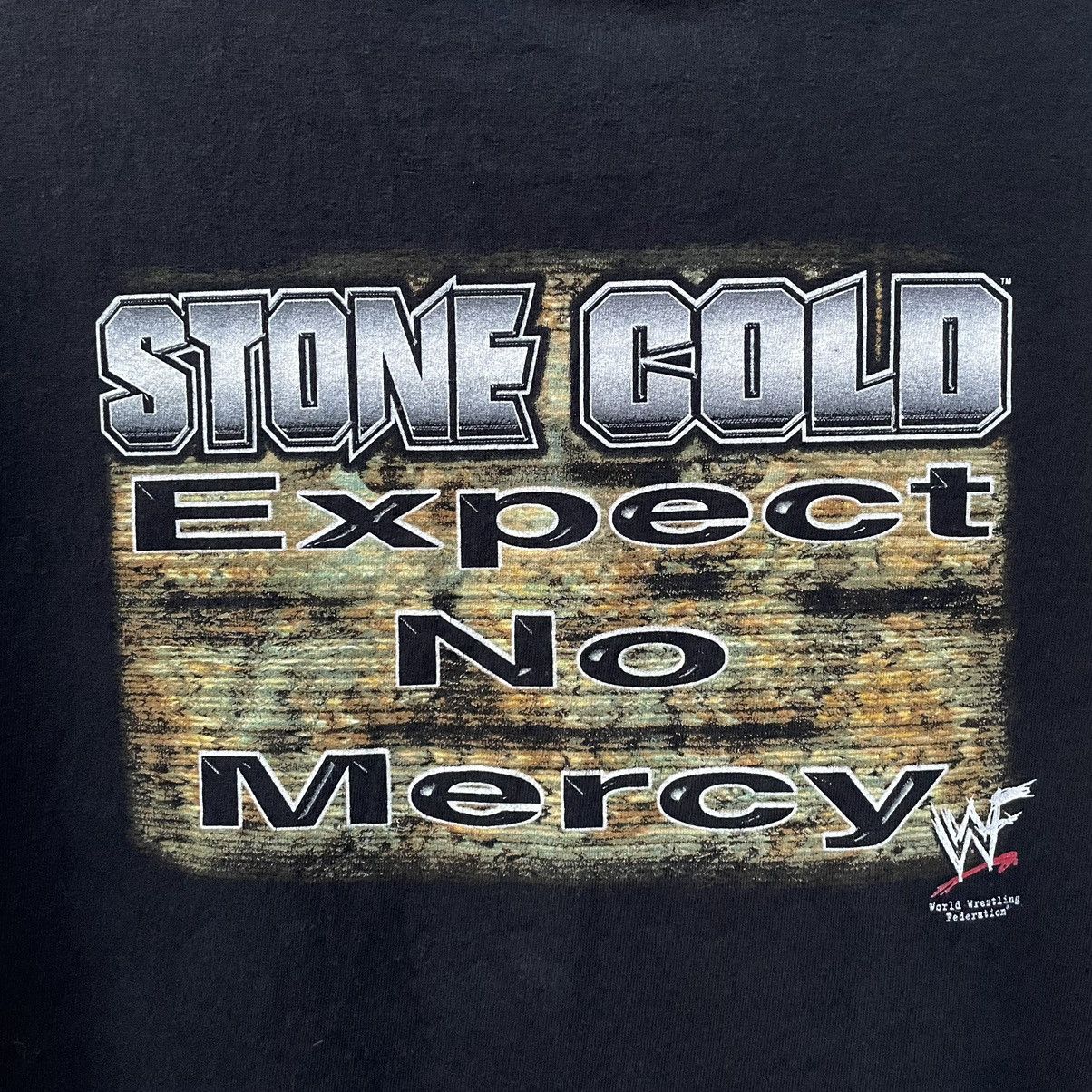WWE Vintage 2000 WWF Stone Cold Except No Mercy T-Shirt Size US XL / EU 56 / 4 - 8 Thumbnail