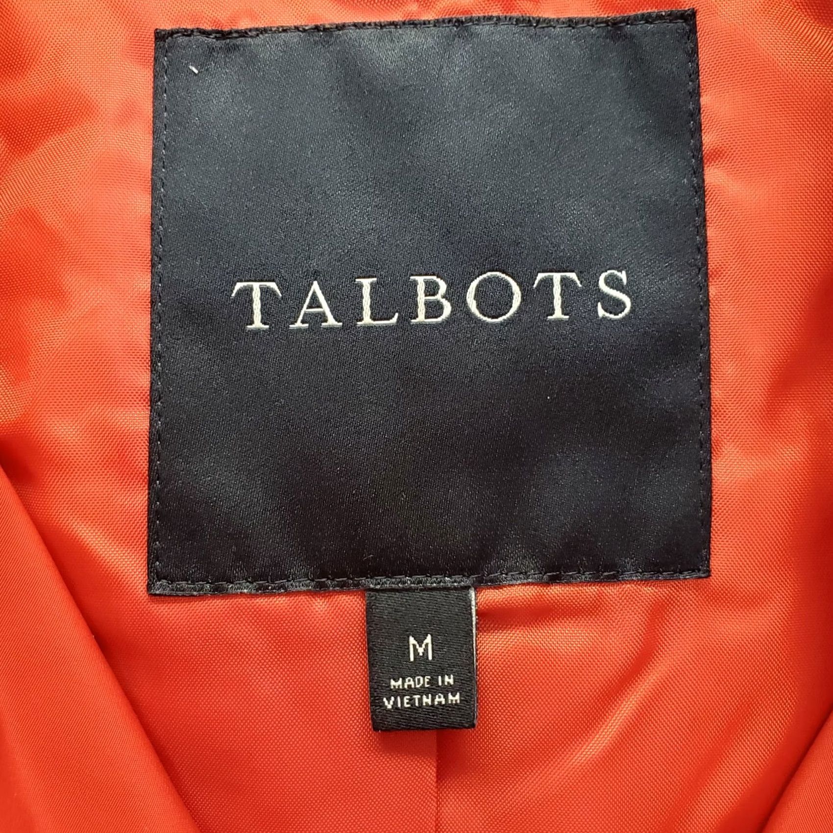 Talbots Talbots Quilted Vest Womens Medium Orange Lined Stretch Snap Front Size M / US 6-8 / IT 42-44 - 5 Thumbnail