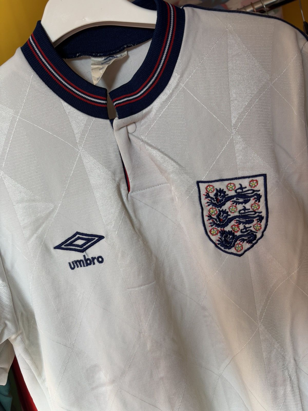 Umbro England 1987 umbro jersey S vintage retro Size US S / EU 44-46 / 1 - 3 Thumbnail