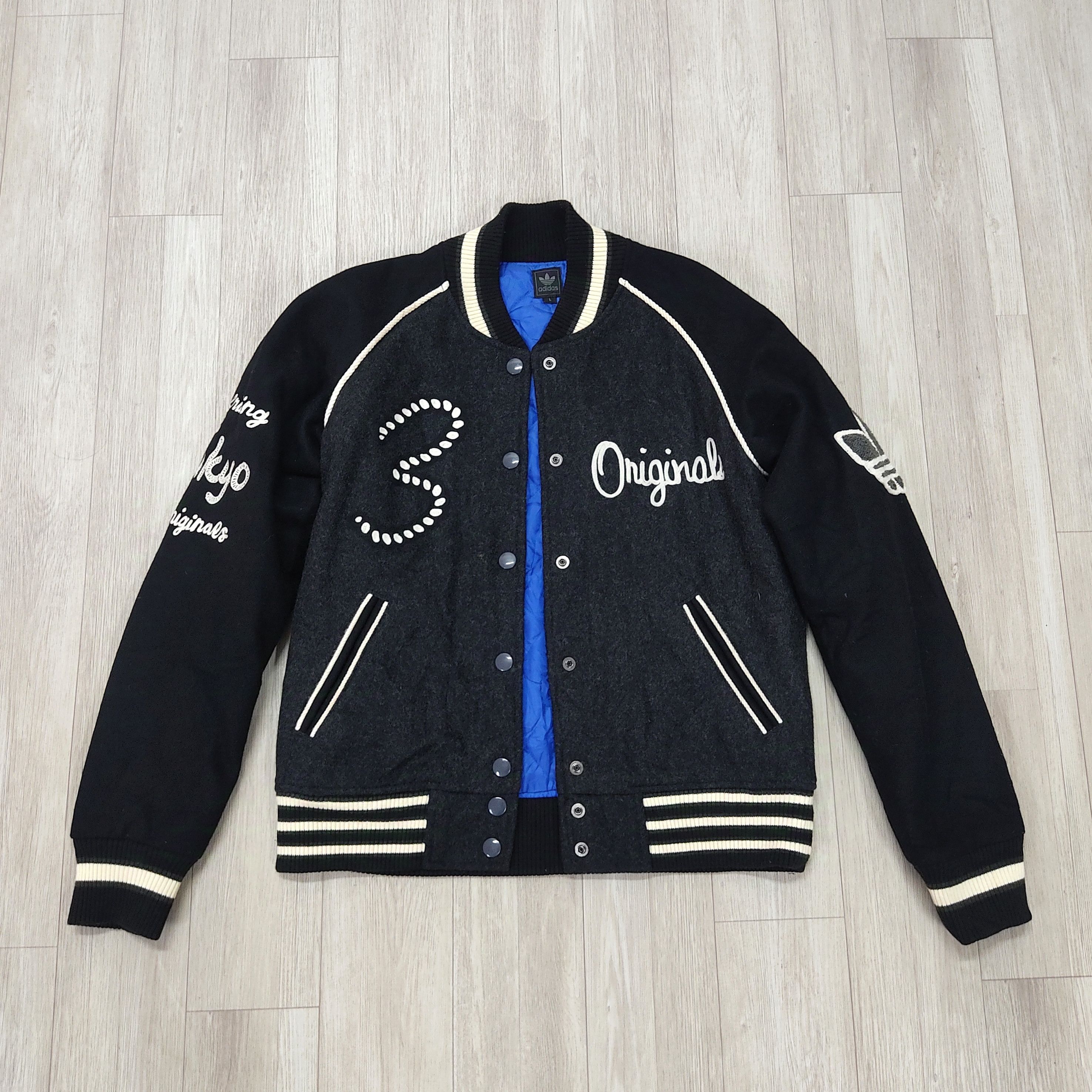 Adidas Adidas Tokyo Originals Wool Varsity Jacket Size US S / EU 44-46 / 1 - 6 Thumbnail