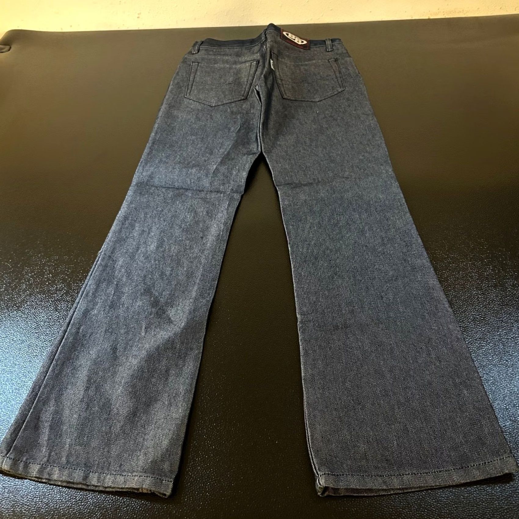Vintage VINTAGE Bonco Blue Jeans Womens Size 7 Loose Wide Leg 1990s Casual Hip Hop Denim Blue Size 28" / US 6 / IT 42 - 3 Thumbnail
