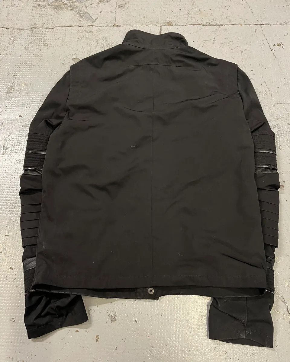 Givenchy SS2011 Givenchy Black Nylon Moto Zip Sleeve Bomber Jacket by Hedi Slimane Size US S / EU 44-46 / 1 - 7 Thumbnail