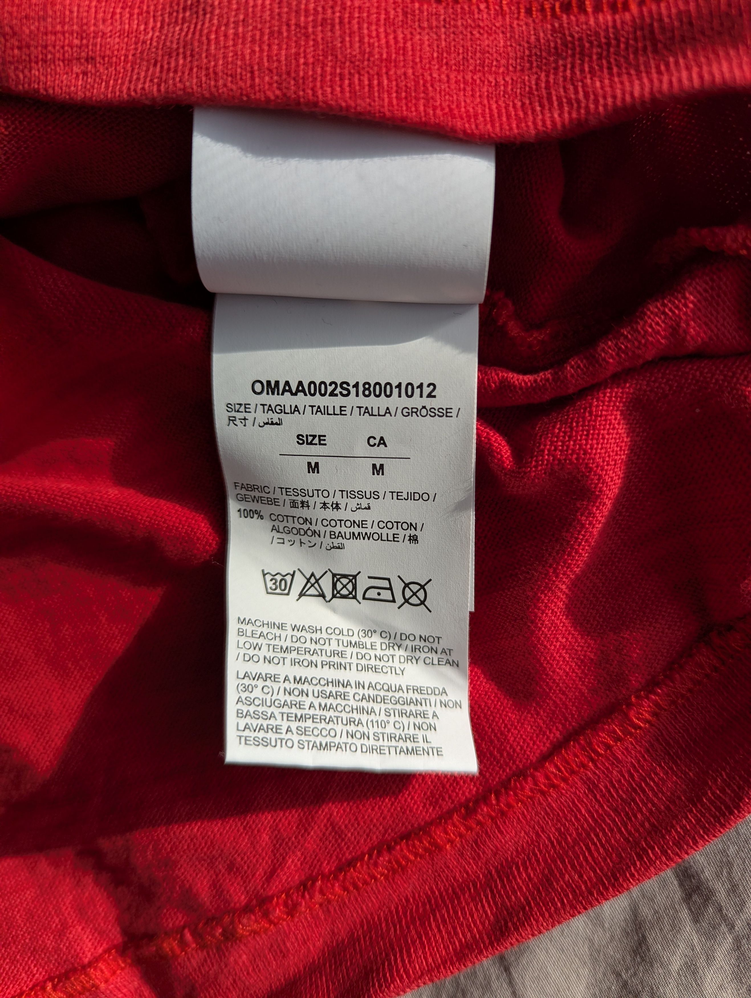 Off-White OFF-WHITE Red Mona Lisa Tee Size US M / EU 48-50 / 2 - 10 Thumbnail