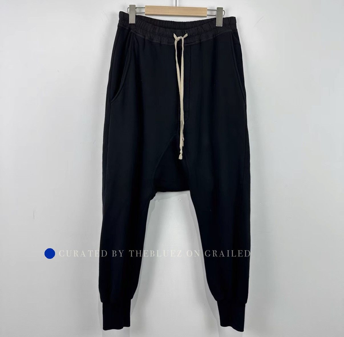 Rick Owens Low Crotch Casual Pants in Black Size US 32 / EU 48 - 1 Thumbnail