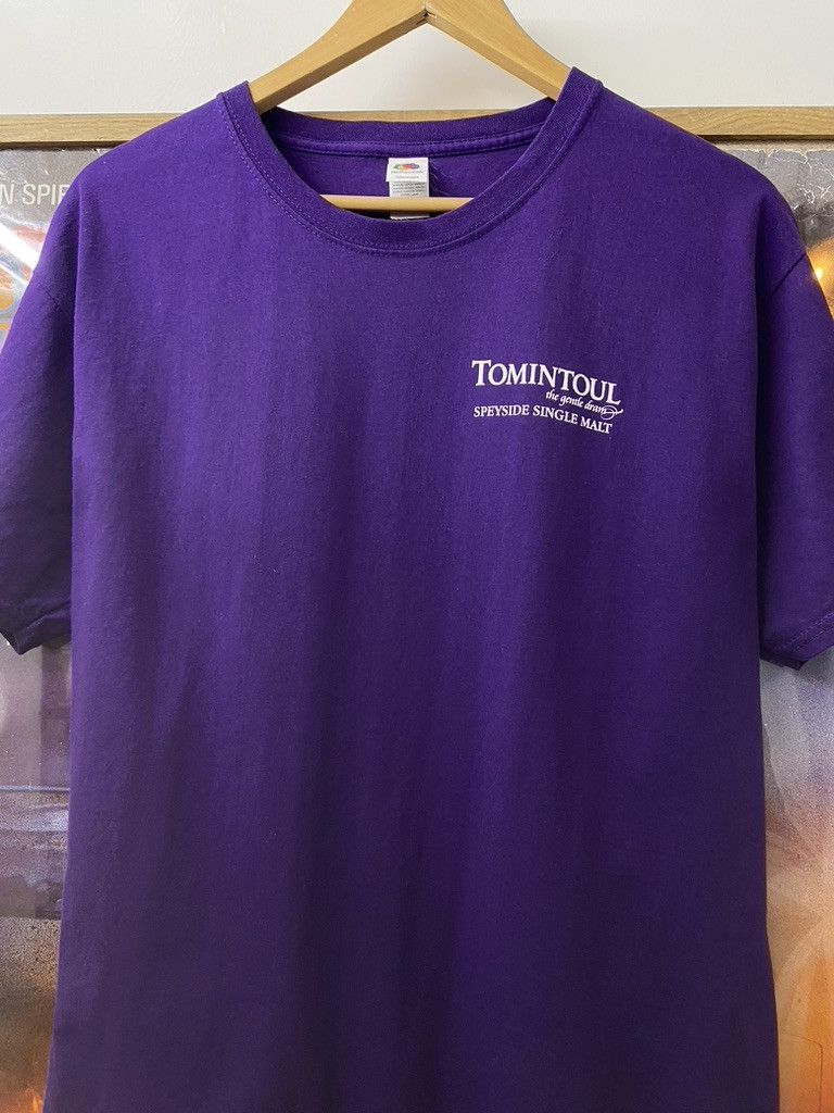 Vintage Official Tomintoul The Gentle Dram Whisky Promo Tee Size US L / EU 52-54 / 3 - 3 Thumbnail