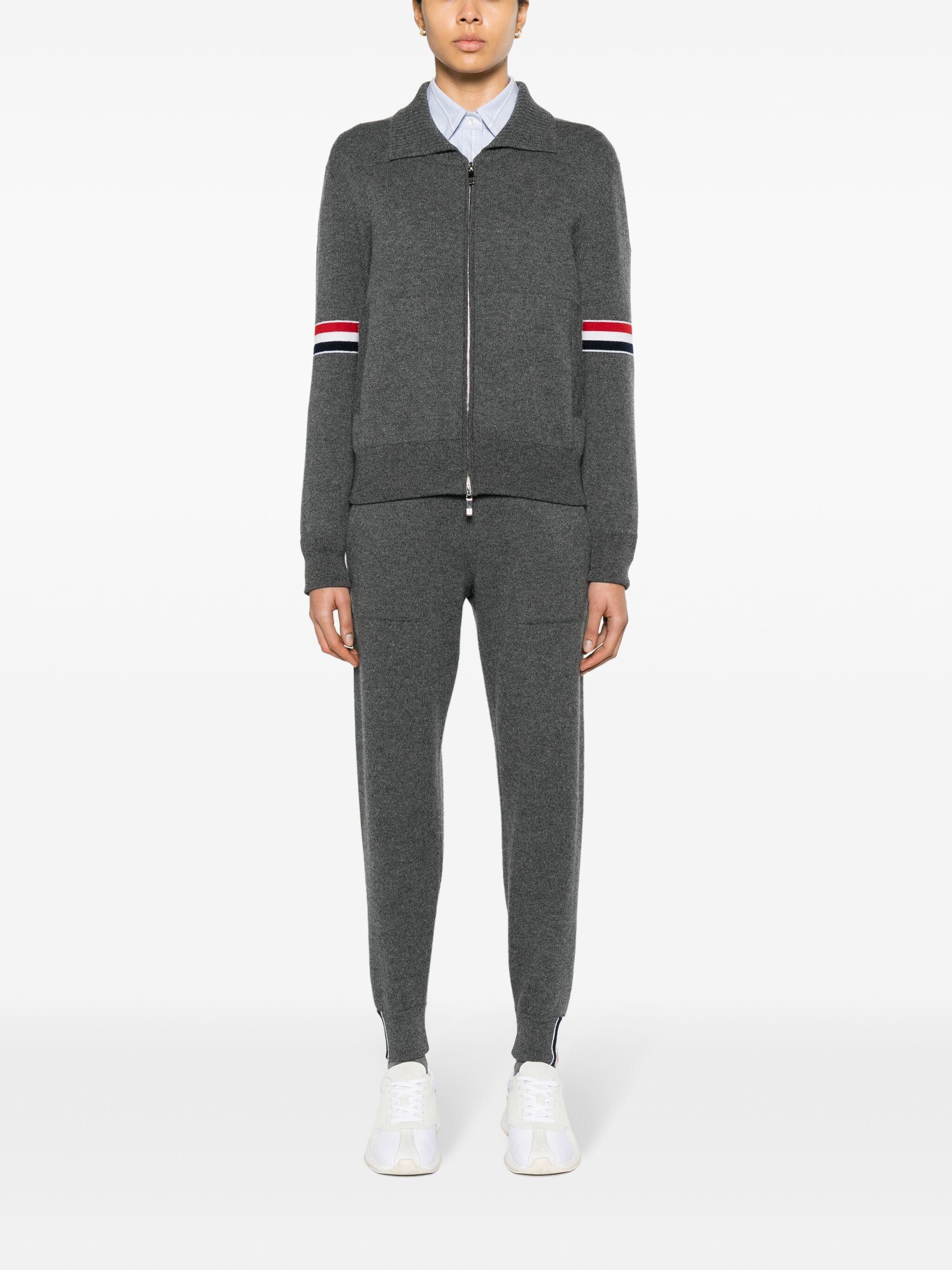 Thom Browne o1s22i1n0924 Cashmere Joggers in Dark Grey Size 28" / US 6 / IT 42 - 2 Thumbnail