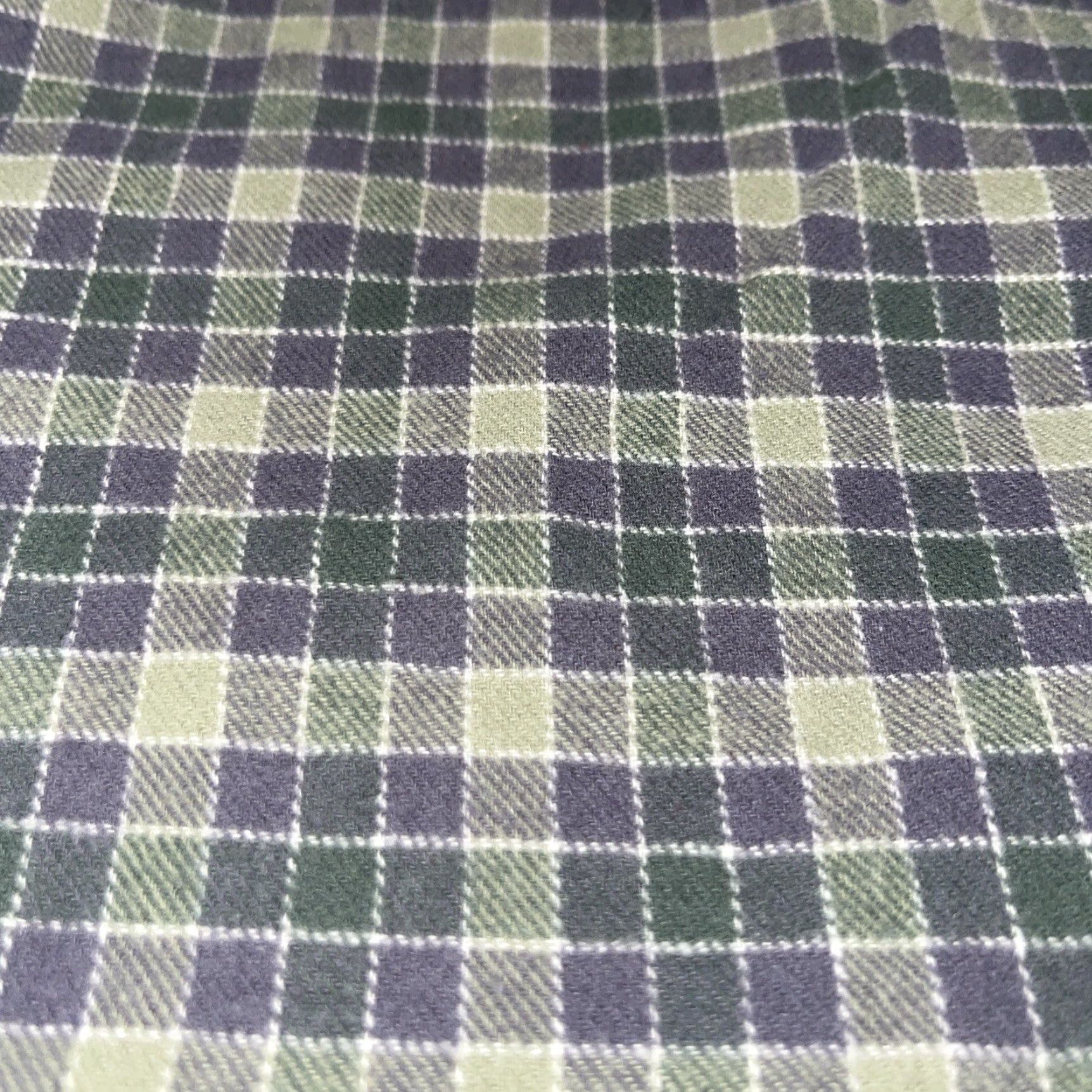 Vintage RSQ Collective Flannel Button-Up Shirt Mens L Green Purple Plaid Long Sleeve Casual Soft Pocket Size US L / EU 52-54 / 3 - 6 Thumbnail