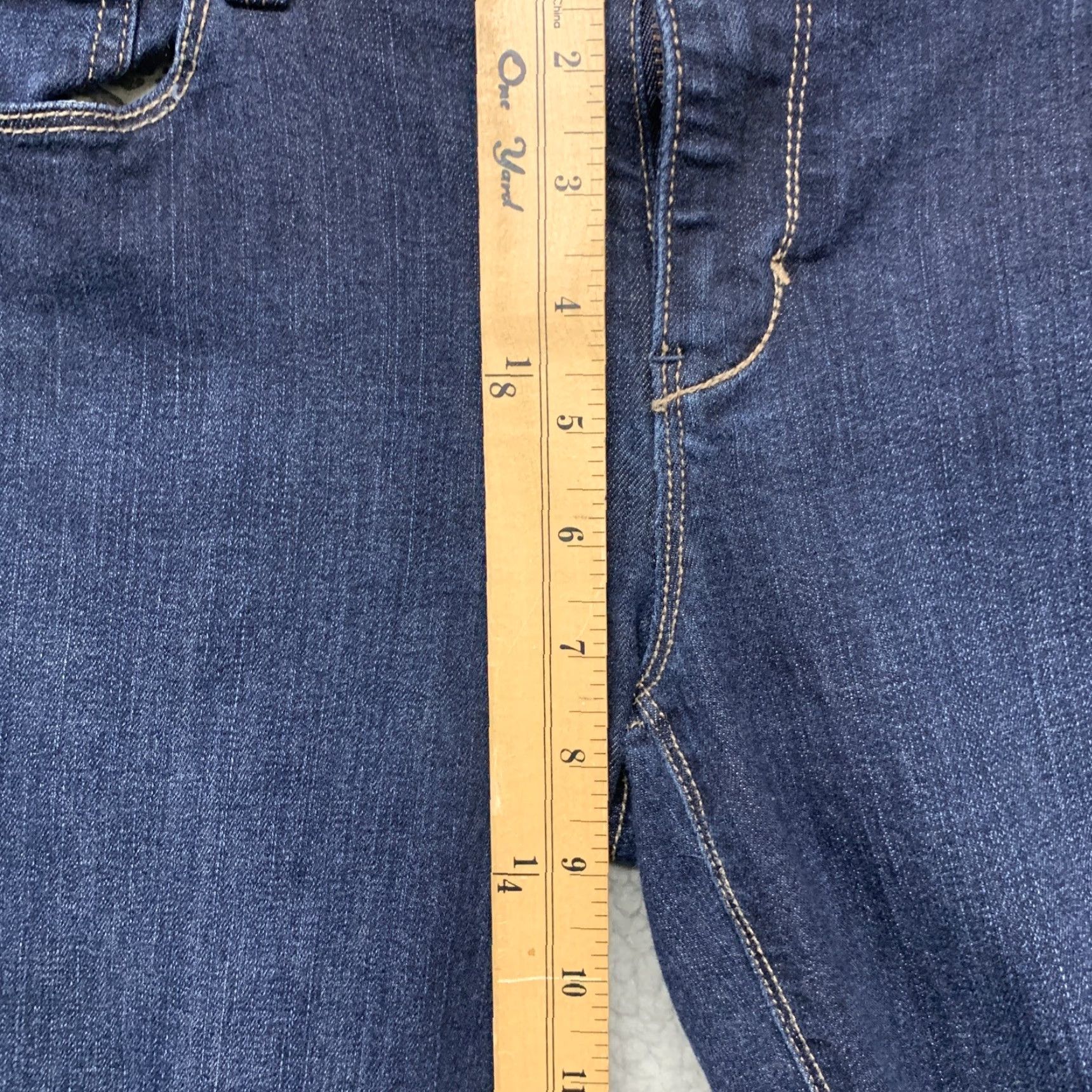 White House Black Market White House Black Market Jeans 6 Nior Blue Denim Cropped Dark Wash Regular Women Size 28" / US 6 / IT 42 - 7 Thumbnail