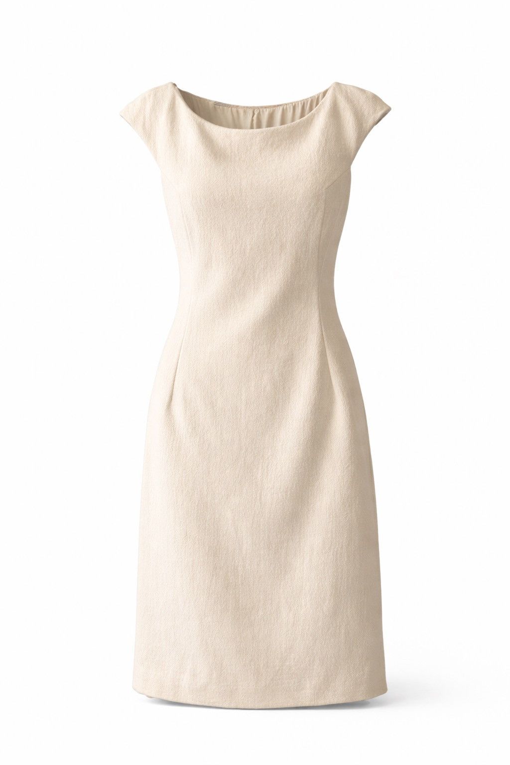 Bottega Veneta RRP $1,900+ Bottega Veneta White Wool Silk Blend Midi Dress Size S / US 4 / IT 40 - 1 Thumbnail
