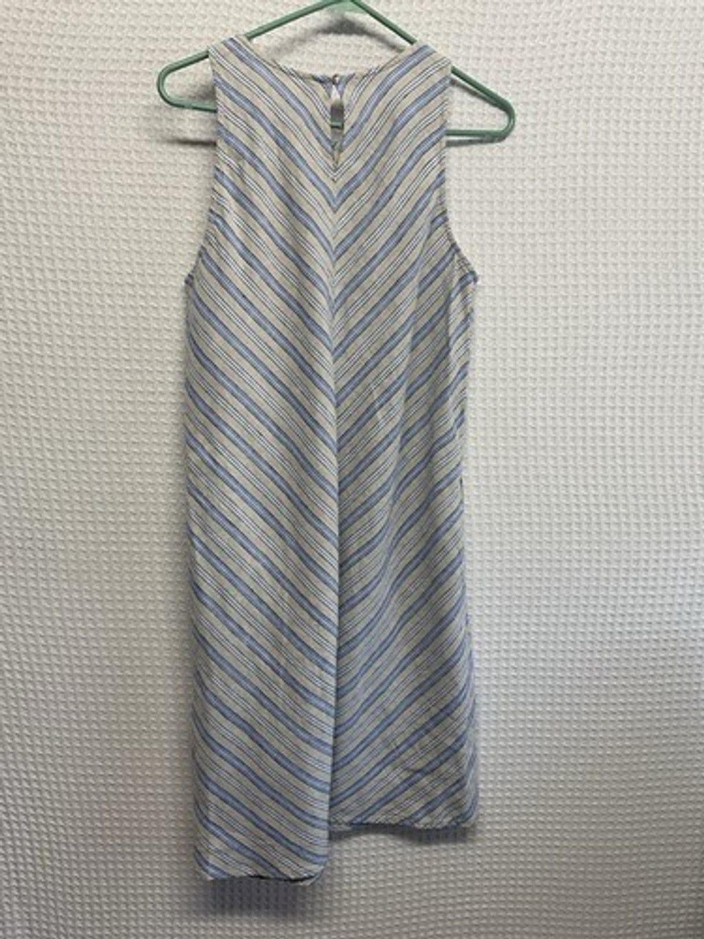Lands' End NWT Lands' End Linen Midi Dress Women M Trapeze Swing Coasta Size M / US 6-8 / IT 42-44 - 9 Thumbnail