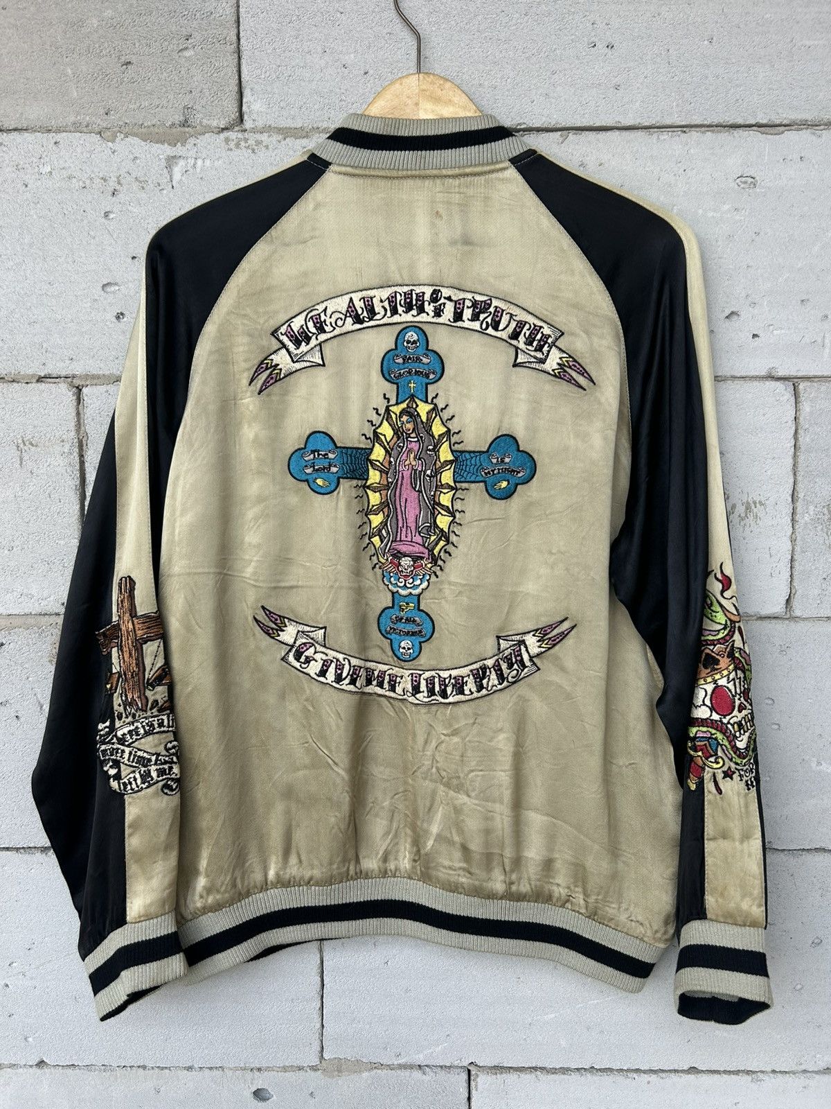 Hoshihime Switch Planning Rayon Reversible Sukajan Souvenir Jacket Size US M / EU 48-50 / 2 - 8 Thumbnail
