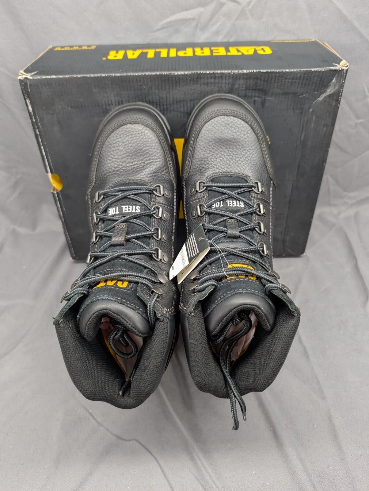 Caterpillar Caterpillar CAT Outline ST Steel Toe Work Boots Black 10.5M Size US 10.5 / EU 43-44 - 3 Thumbnail